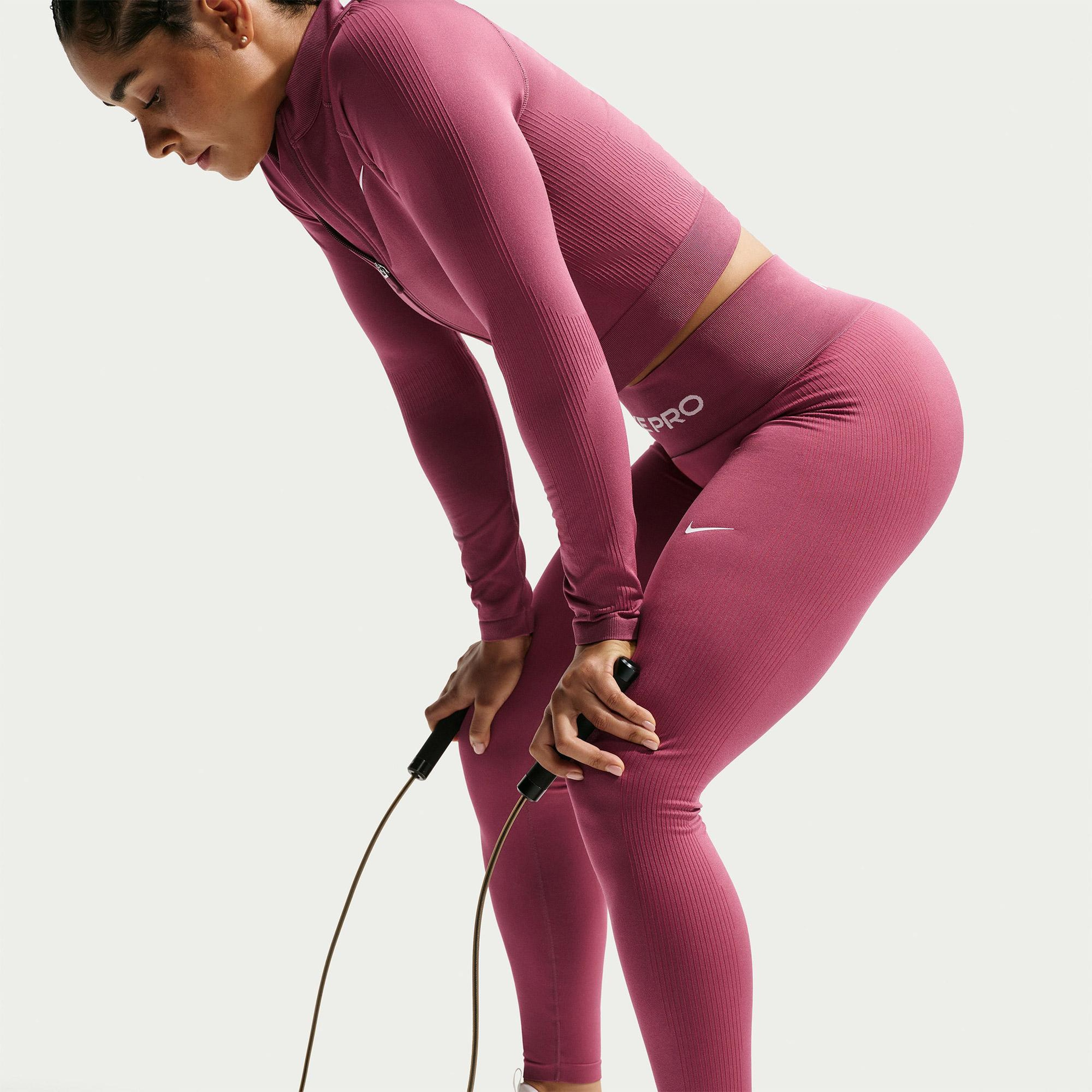 Nike Pro Dri-Fit Seamless Kadın Pembe Tayt