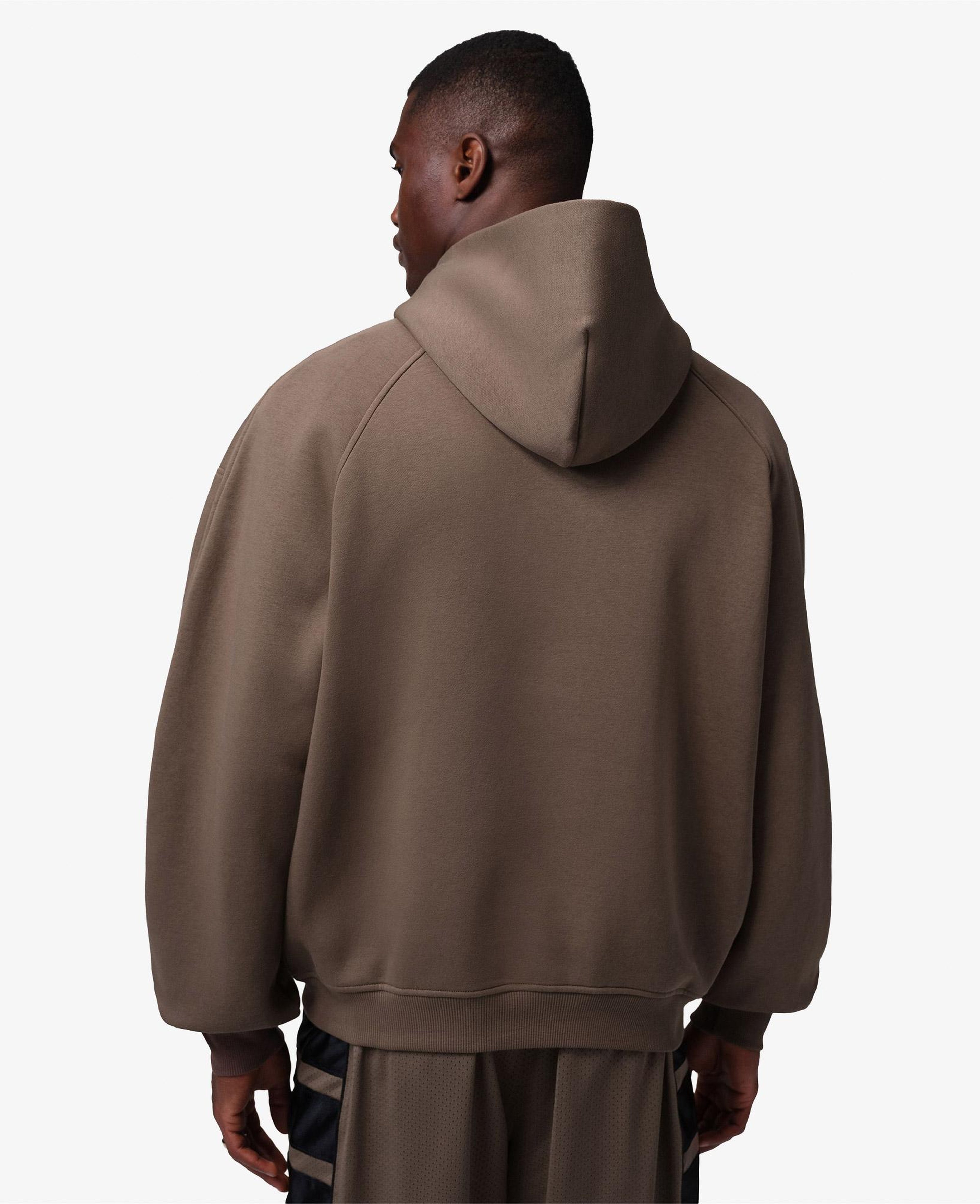 Jordan Brooklyn Fleece Oversize Erkek Kahverengi Hoodie