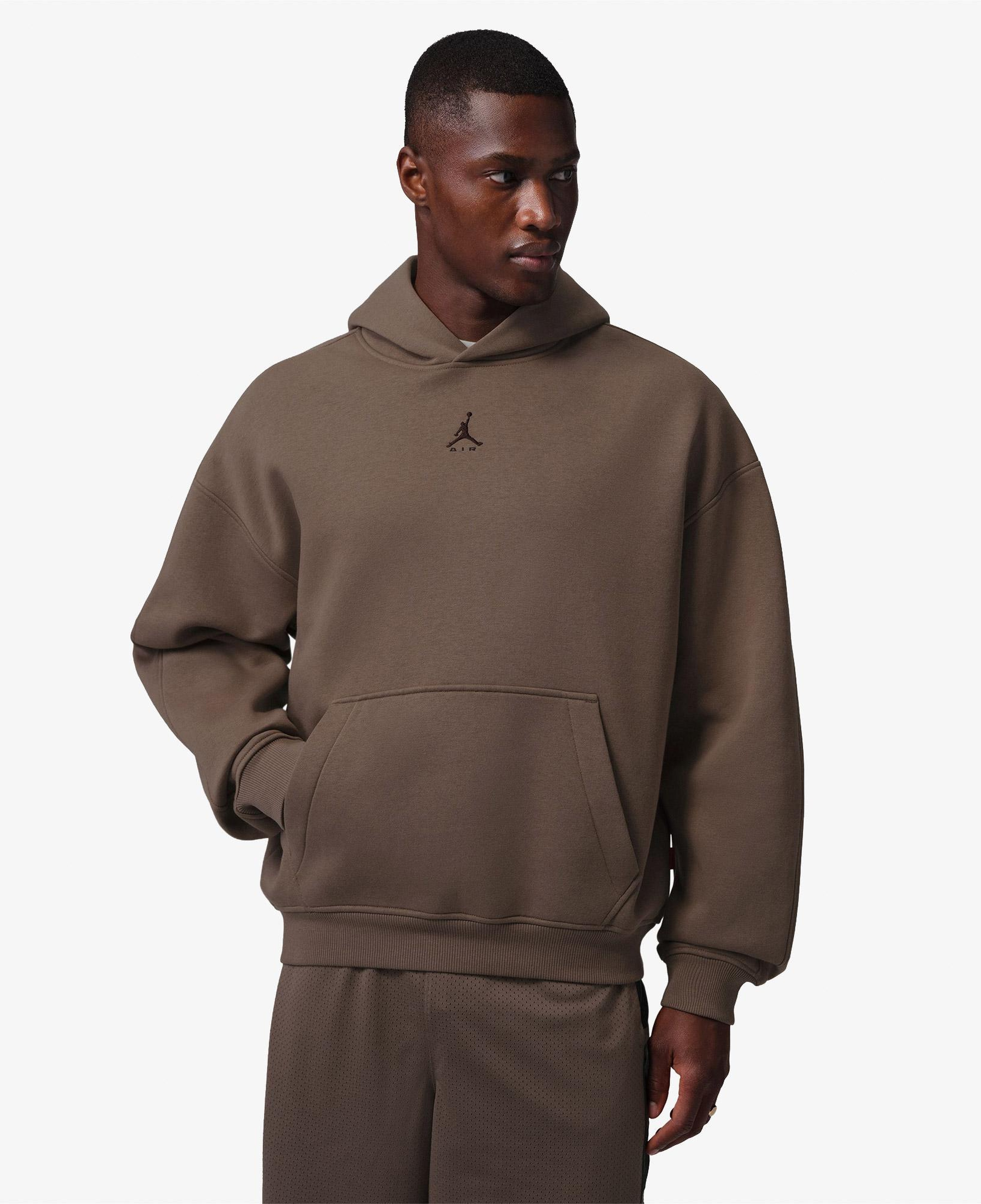 Jordan Brooklyn Fleece Oversize Erkek Kahverengi Hoodie