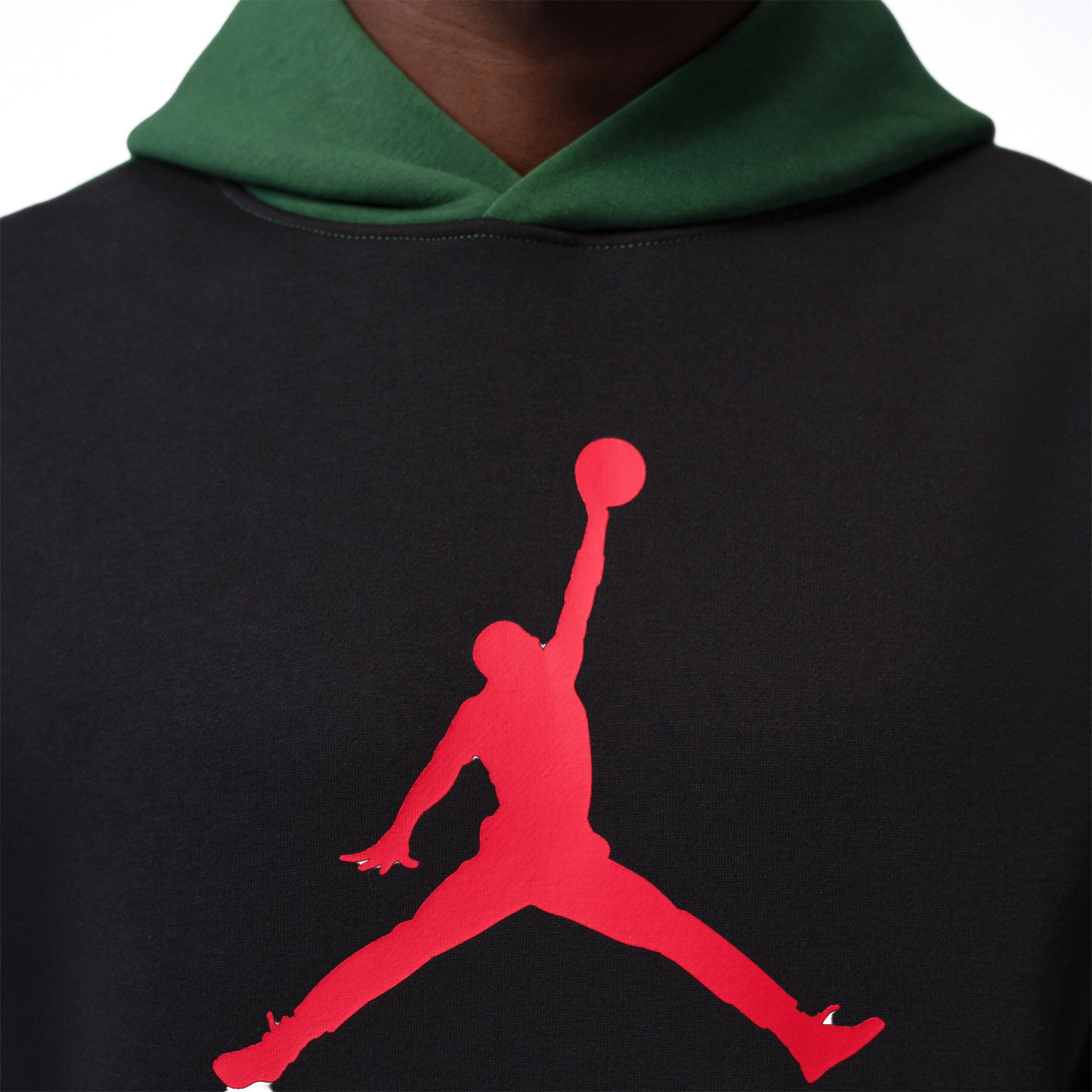 Jordan Brooklyn Fleece Pullover Erkek Yeşil Hoodie