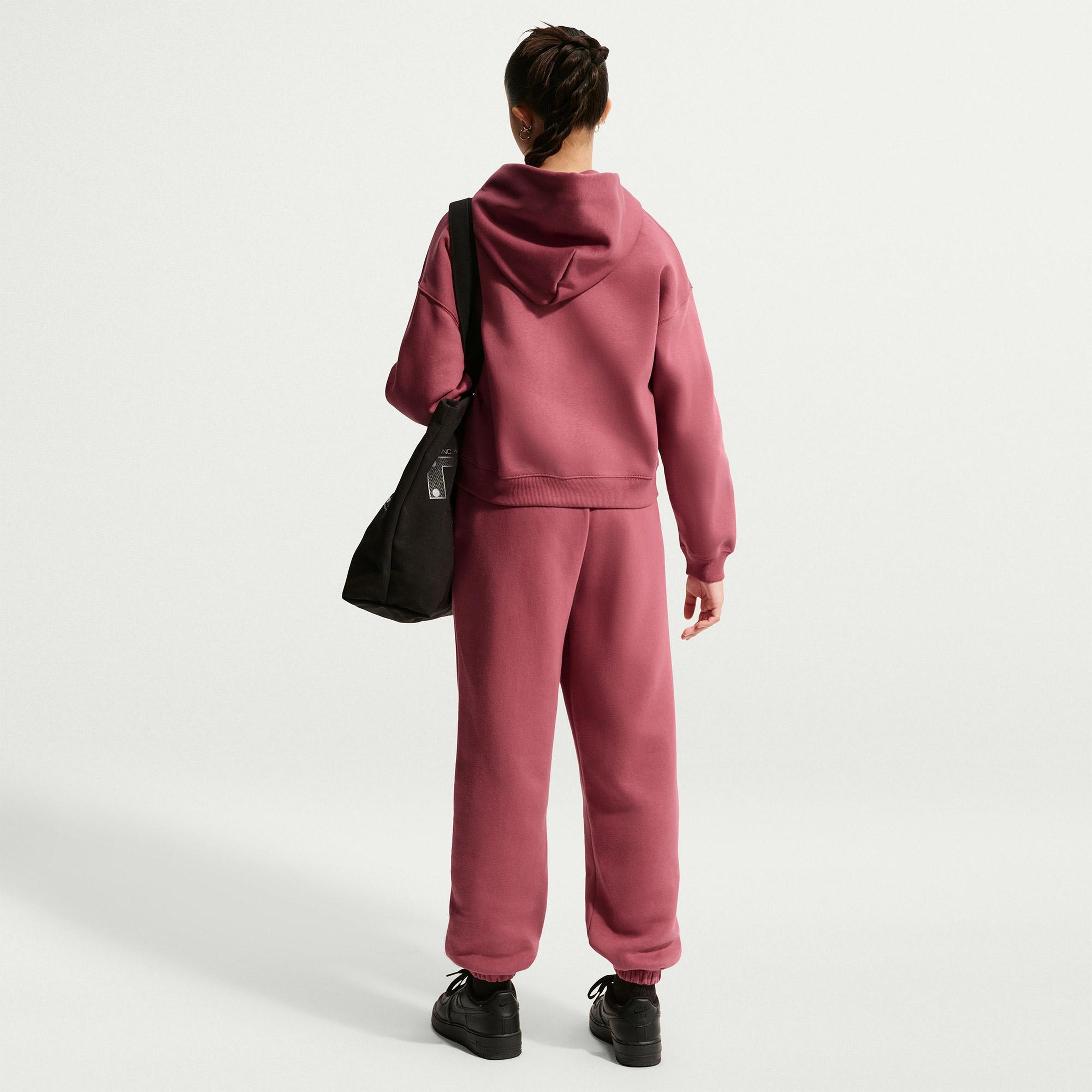 Nike Sportswear Studio Fleece Genç Çocuk Pembe Eşofman Altı