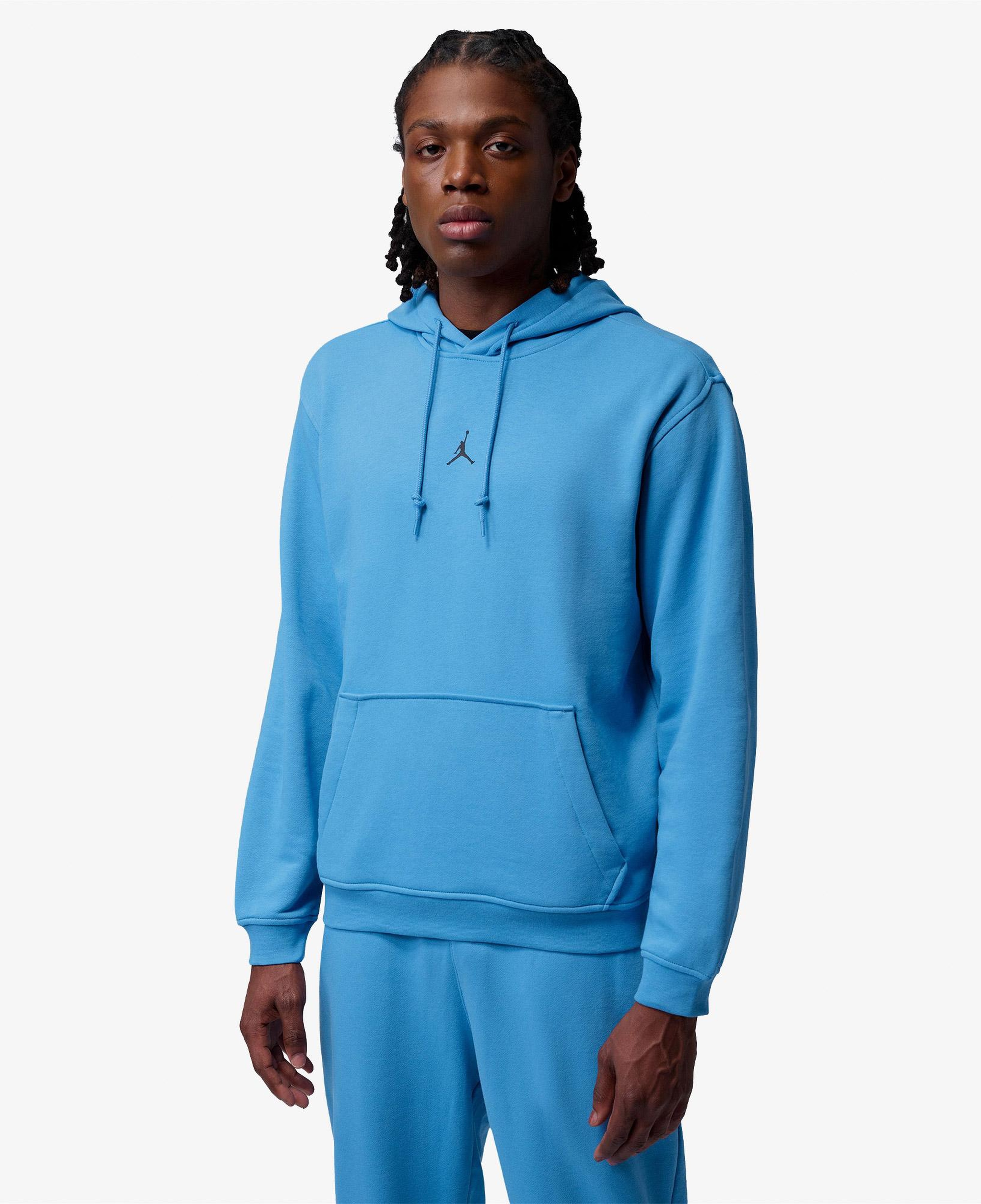 Jordan Dri-Fit Sport Crossover Fleece Erkek Mavi Hoodie