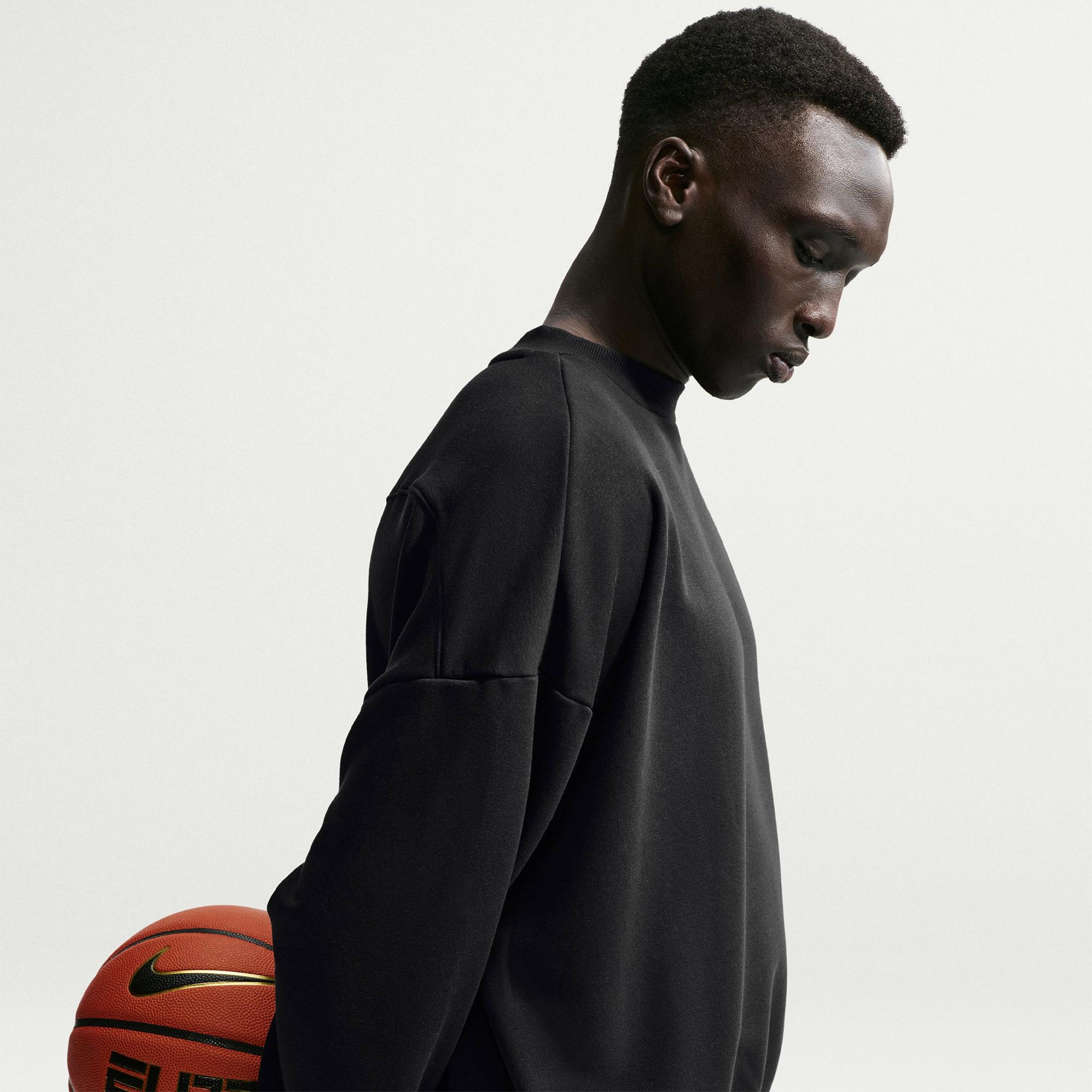 Nike Therma-Fit Standard Issue Crew Erkek Siyah Sweatshirt