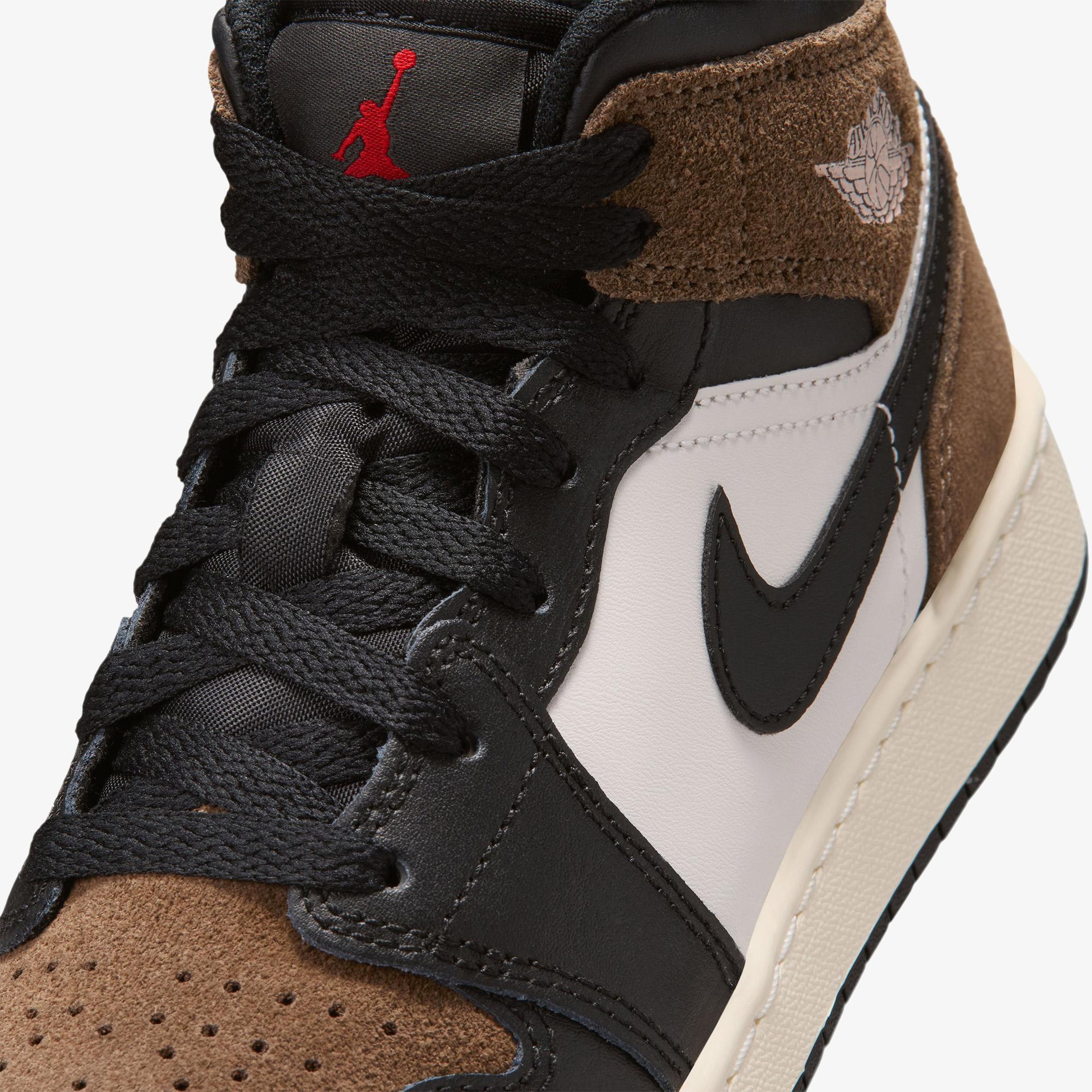 Jordan Air 1 Mid Kahverengi Spor Ayakkabı