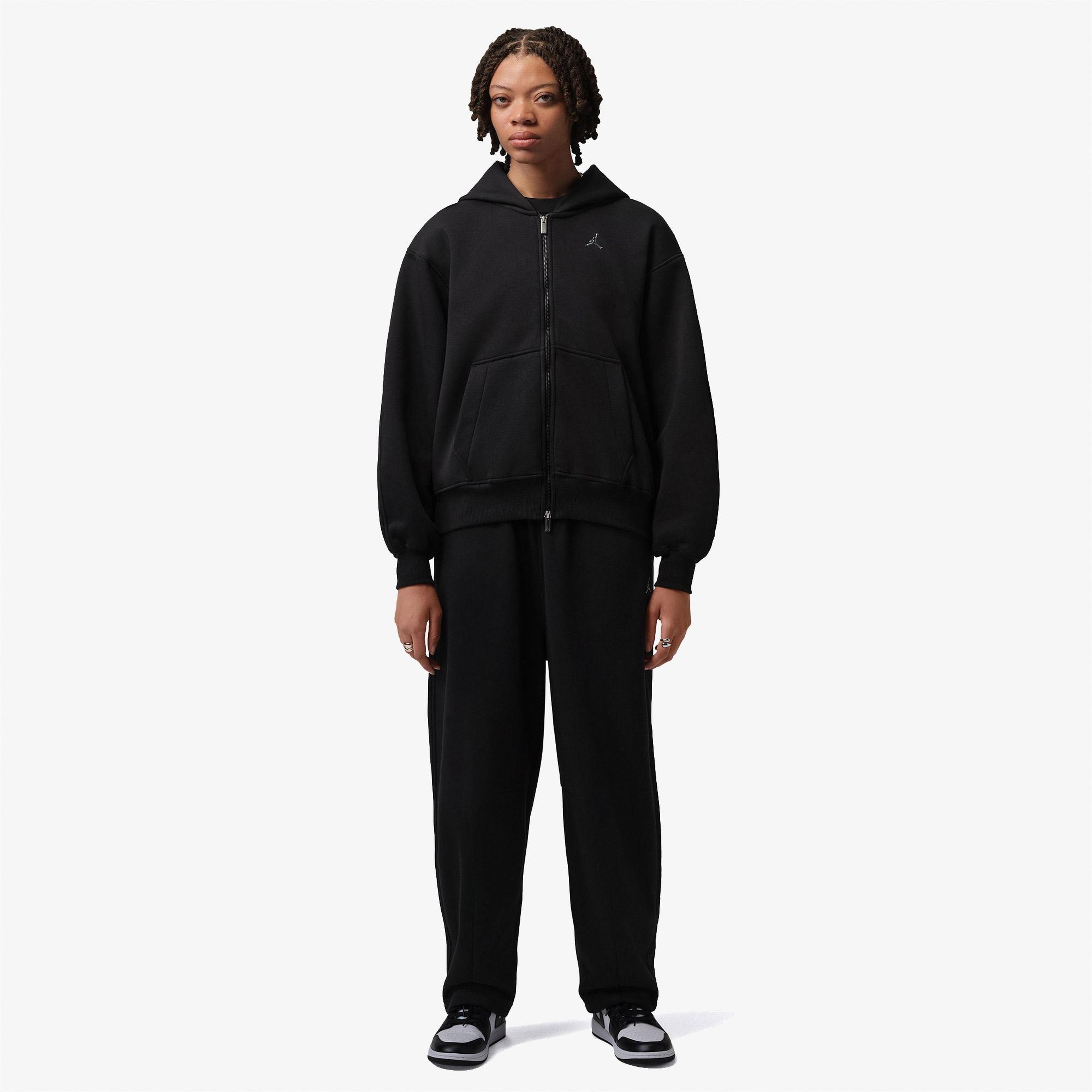 Jordan Brooklyn Fleece Kadın Siyah Eşofman Üstü
