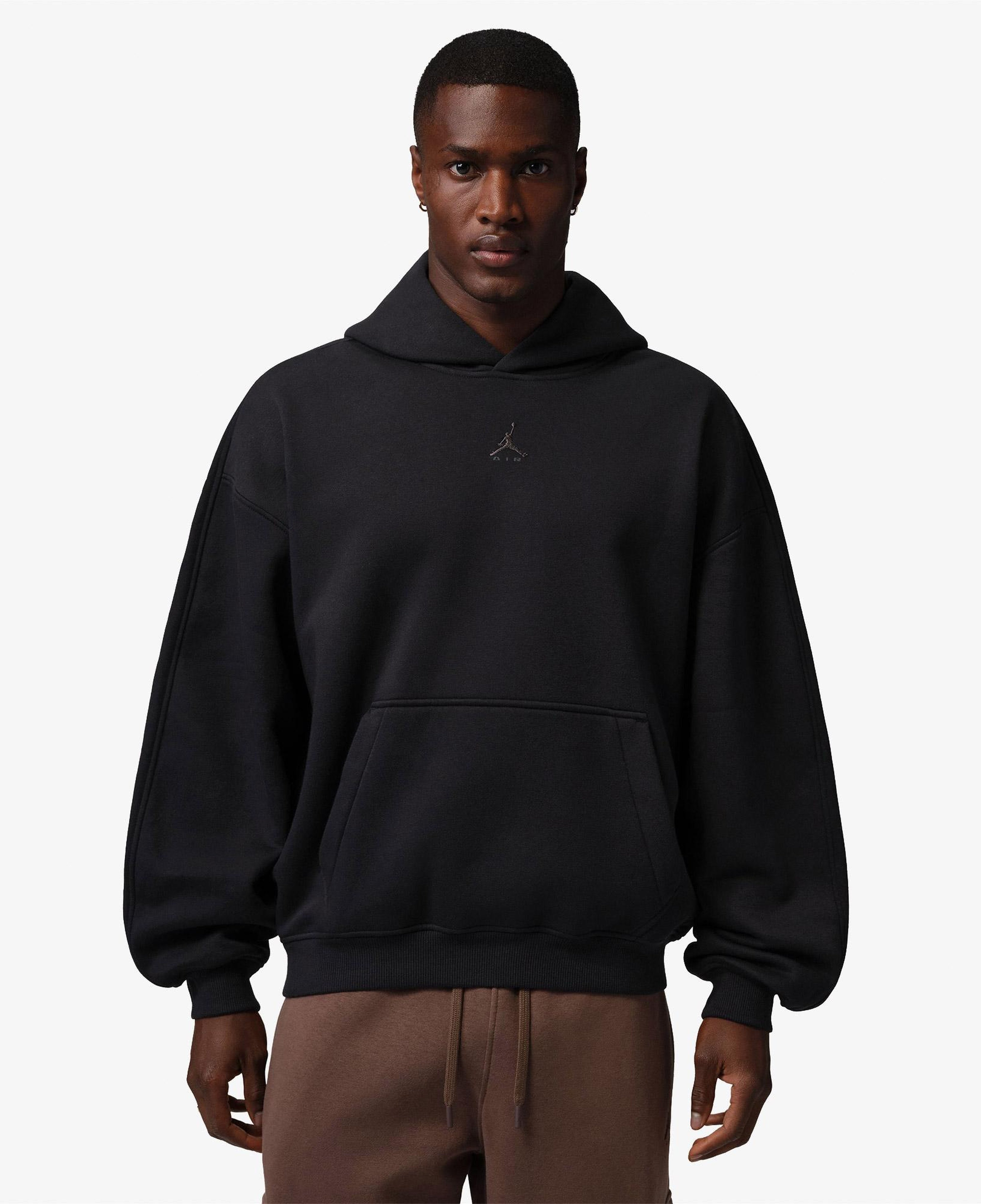 Jordan Brooklyn Fleece Oversize Erkek Siyah Hoodie