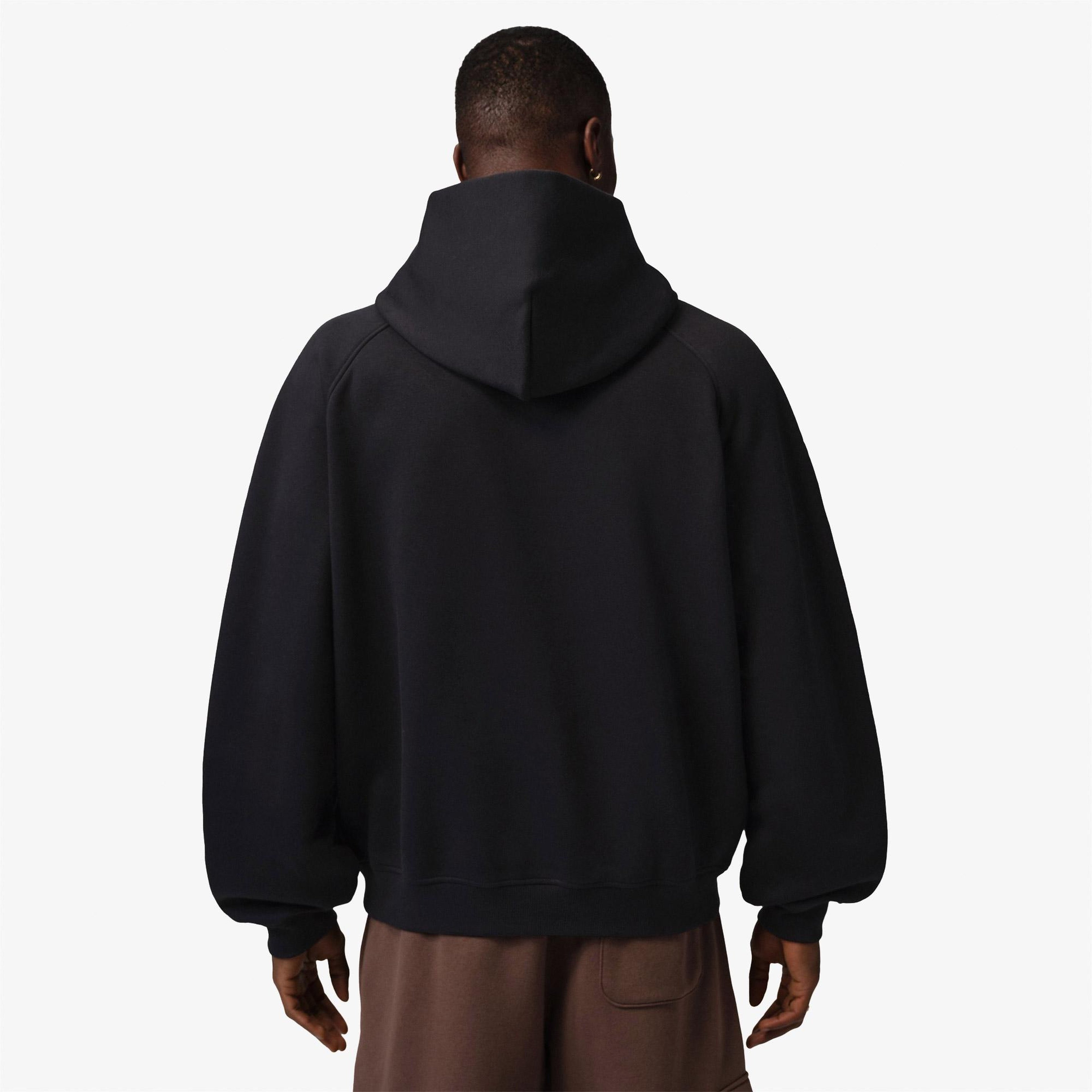 Jordan Brooklyn Fleece Oversize Erkek Siyah Hoodie