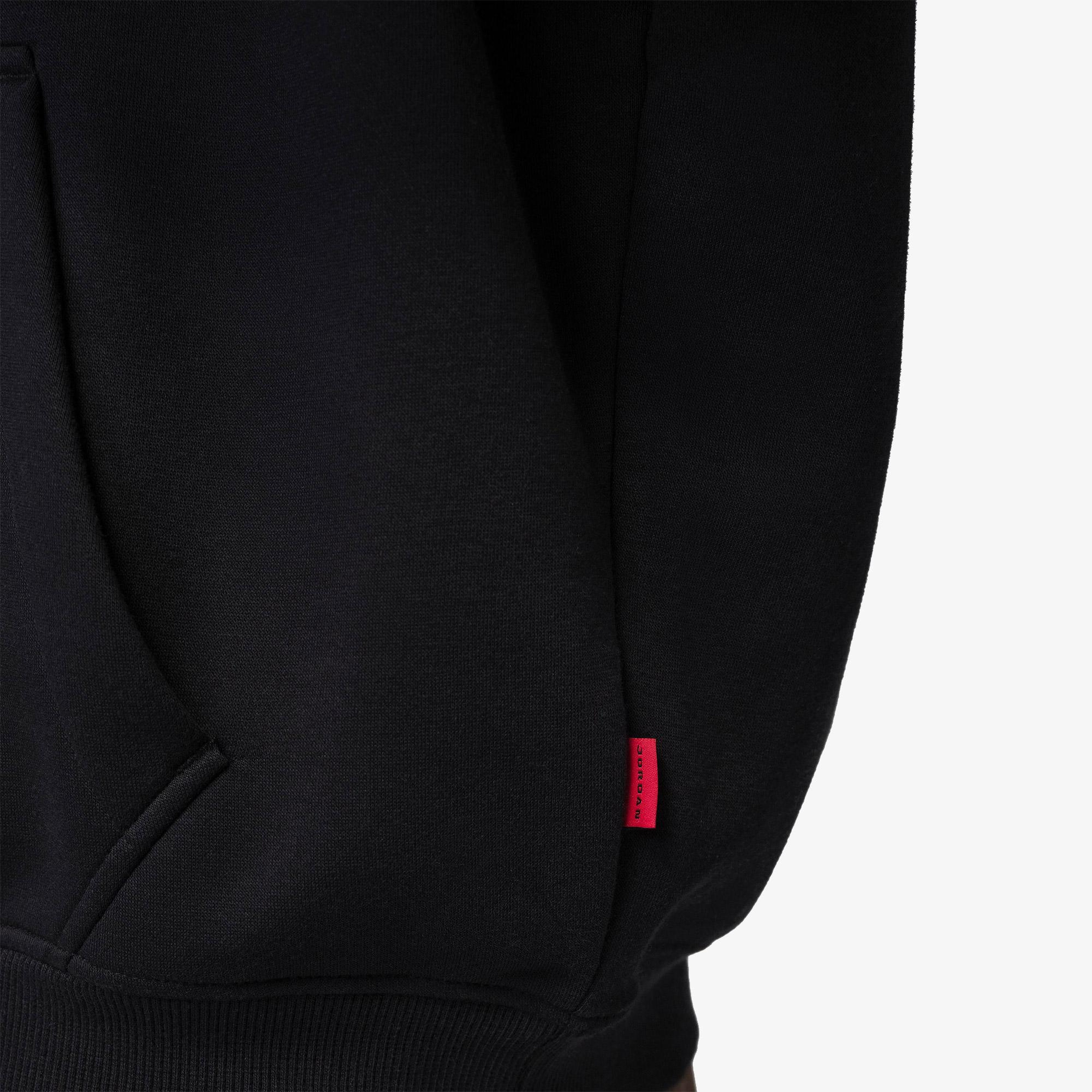 Jordan Brooklyn Fleece Oversize Erkek Siyah Hoodie