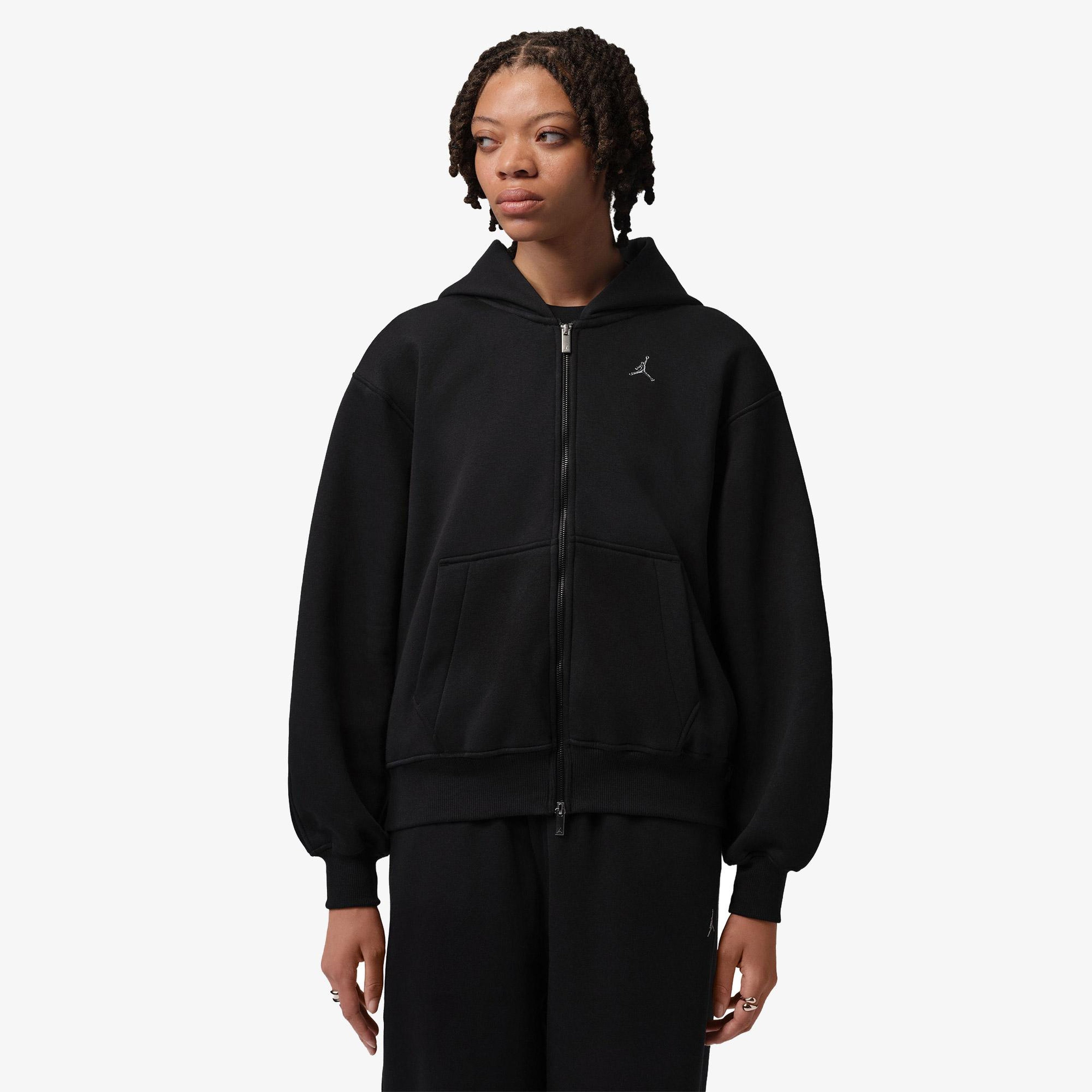 Jordan Brooklyn Fleece Kadın Siyah Eşofman Üstü