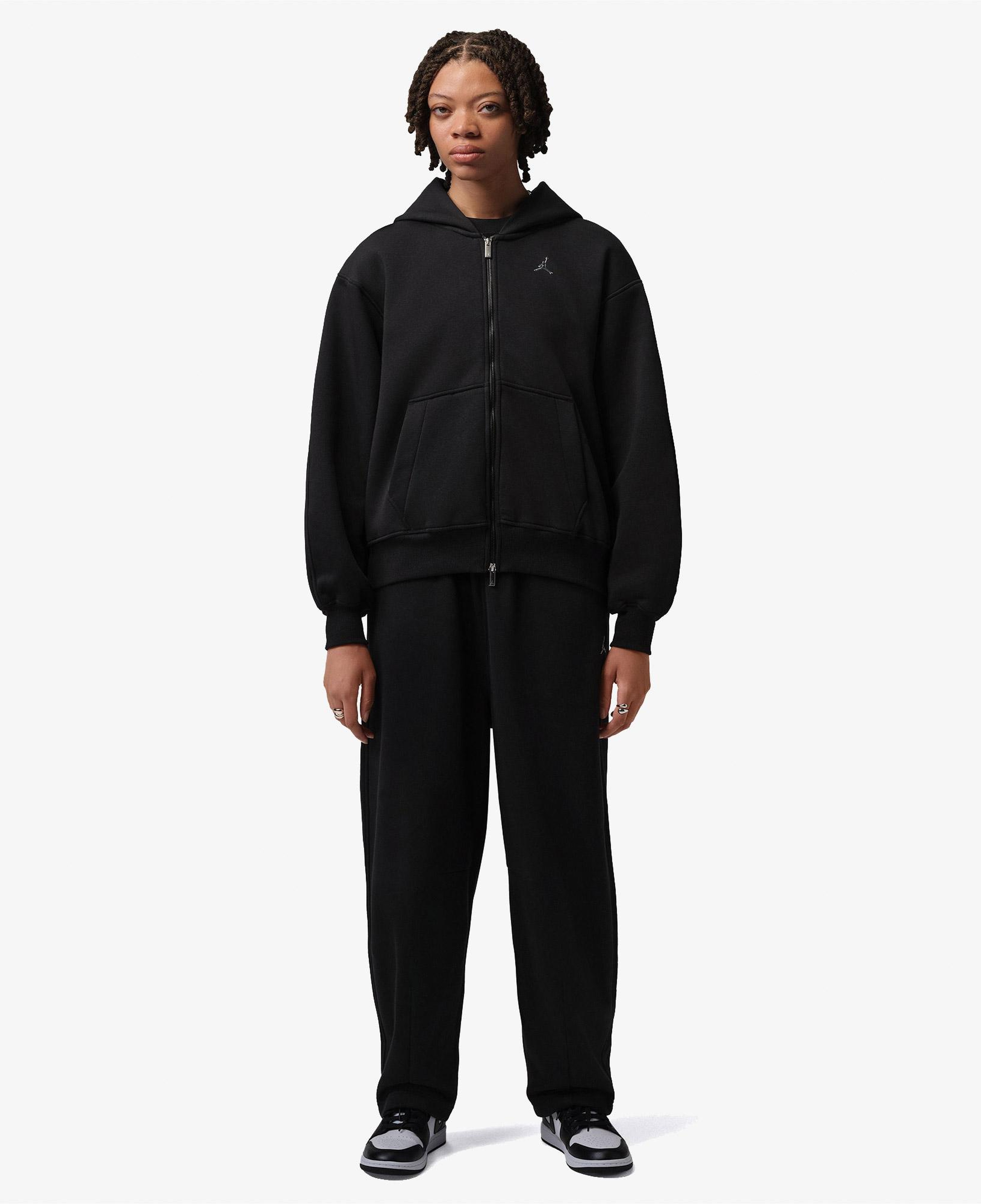 Jordan Brooklyn Fleece Kadın Siyah Eşofman Üstü