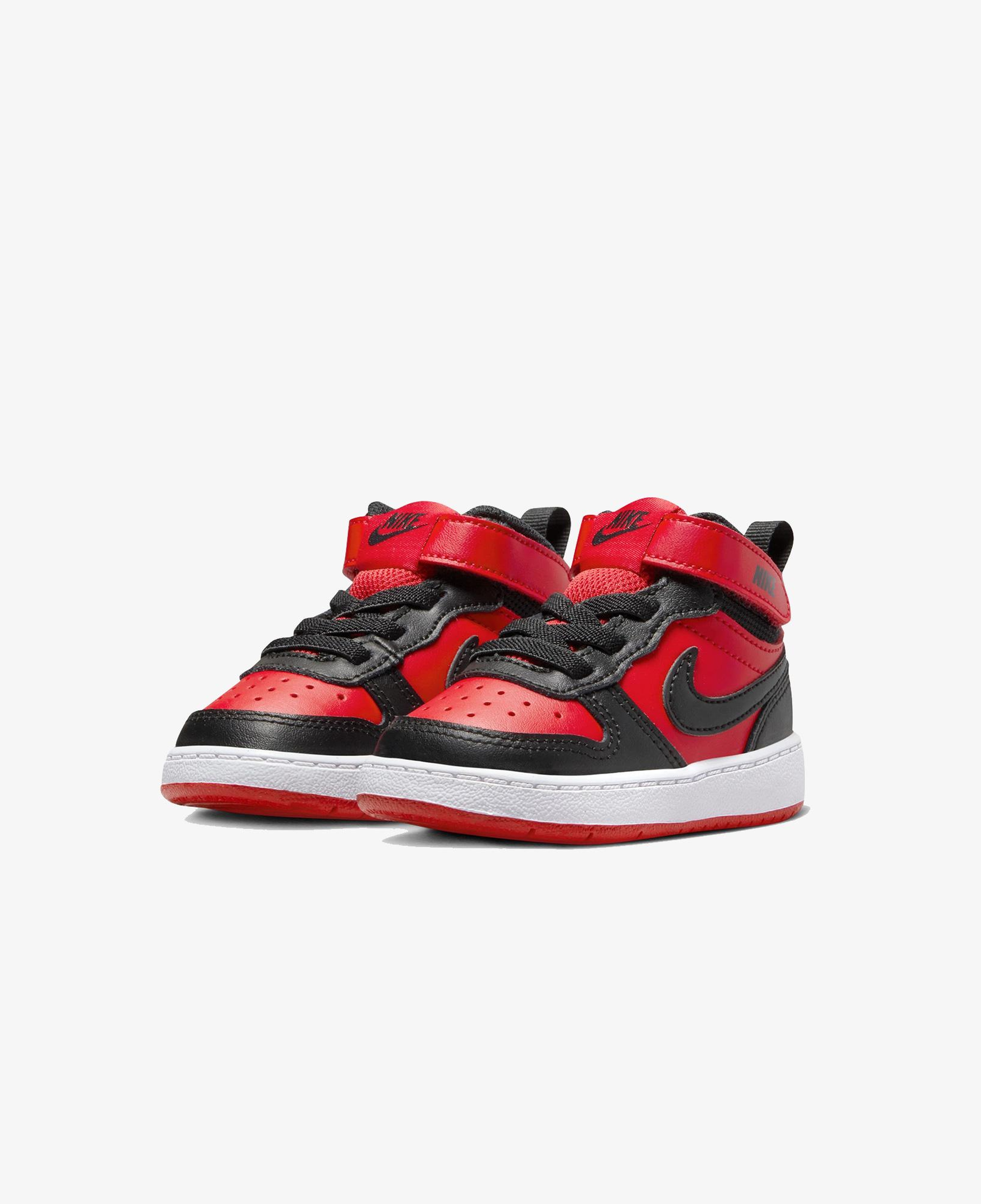 Nike Court Borough Mid 2 Çocuk Kırmızı Spor Ayakkabı