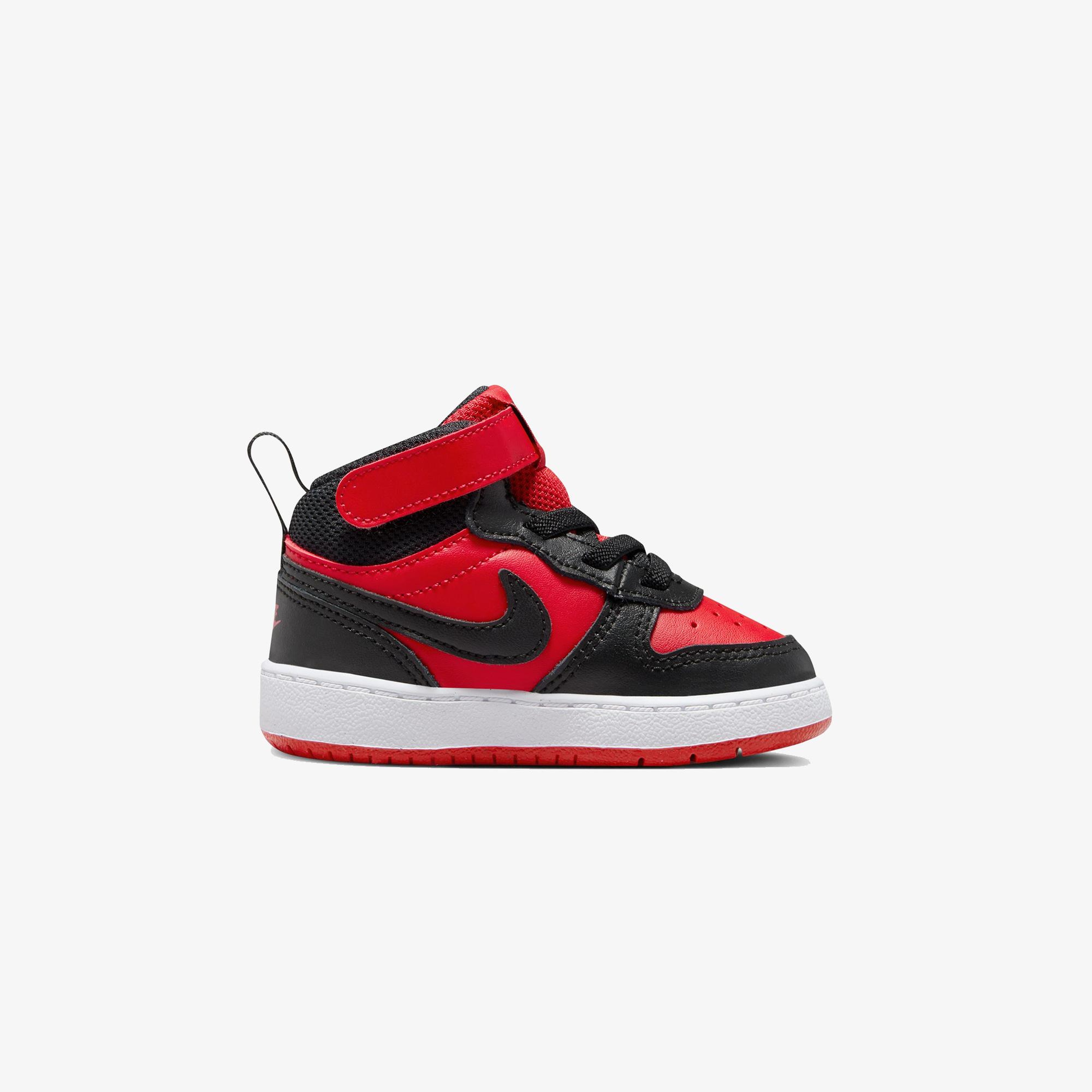 Nike Court Borough Mid 2 Çocuk Kırmızı Spor Ayakkabı
