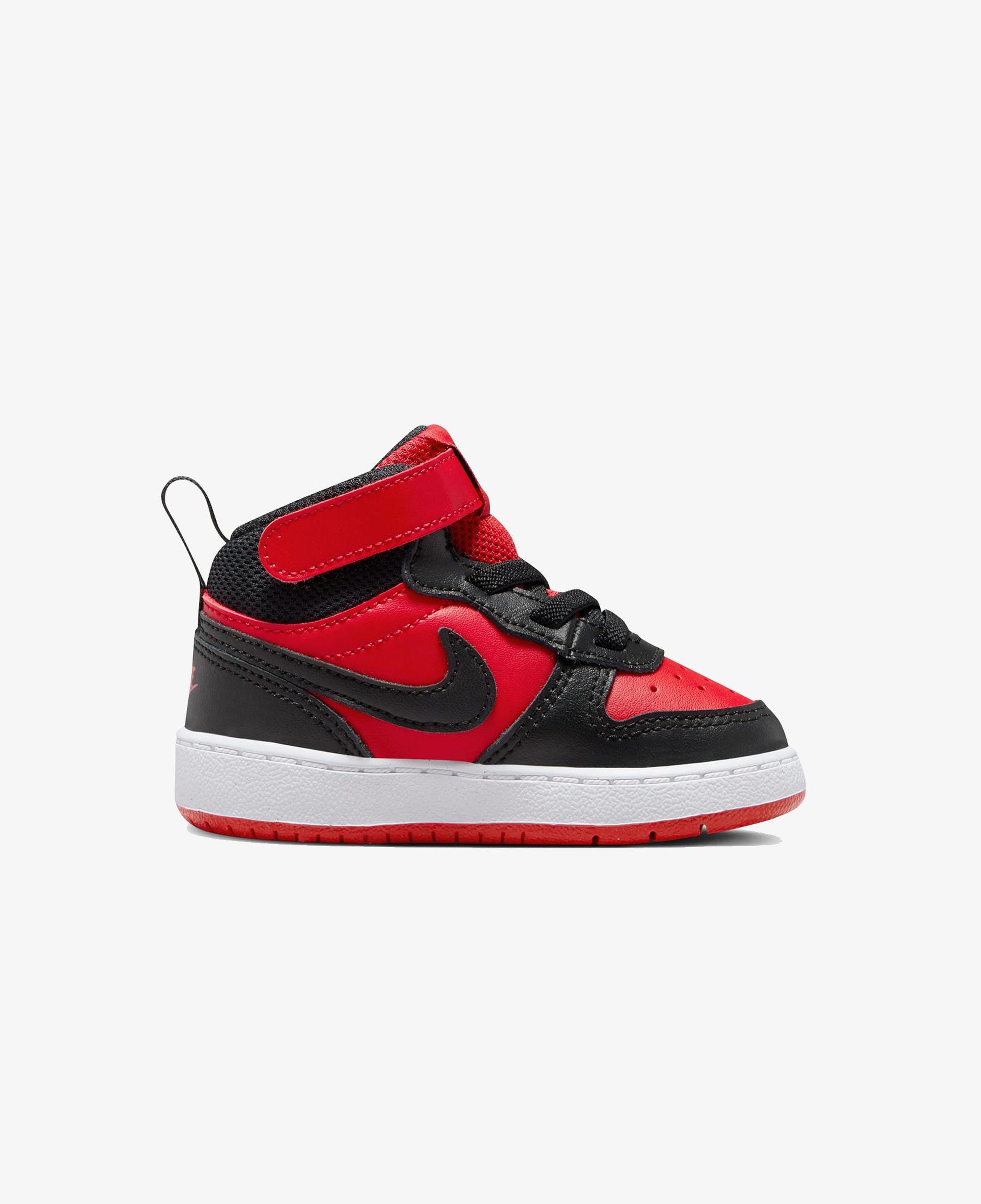 Nike Court Borough Mid 2 Çocuk Kırmızı Spor Ayakkabı