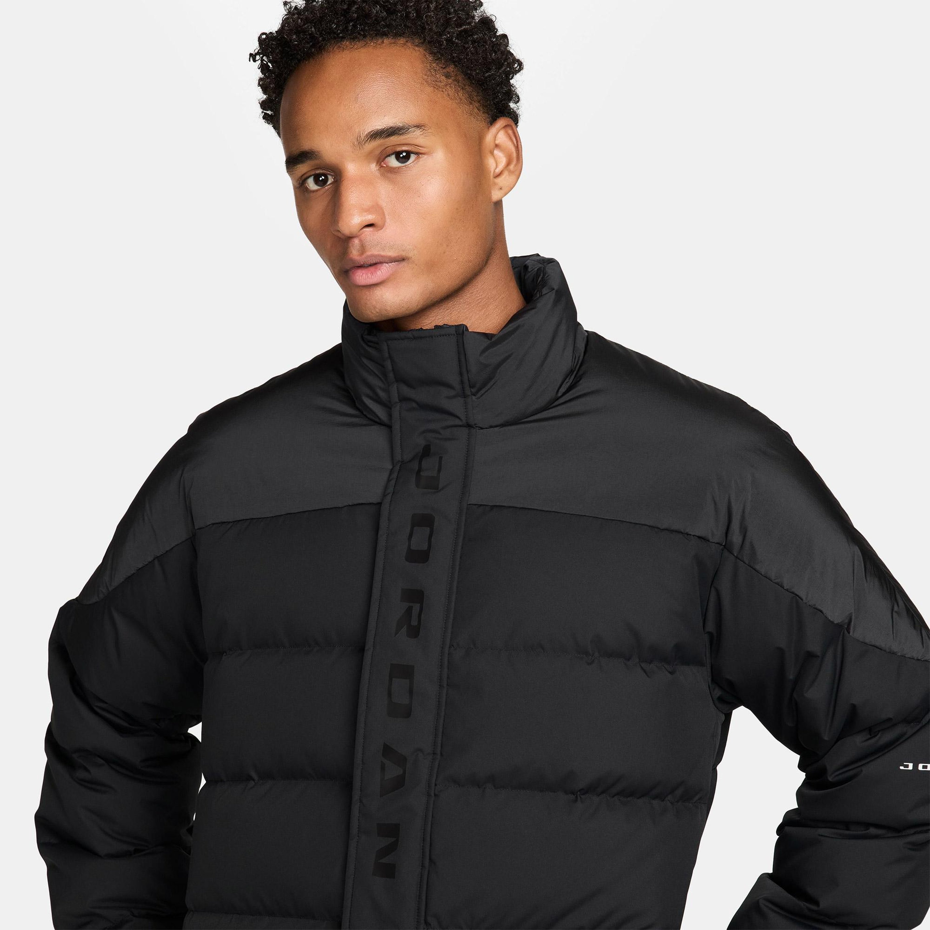 Jordan Flight Down Puffer Erkek Siyah Mont