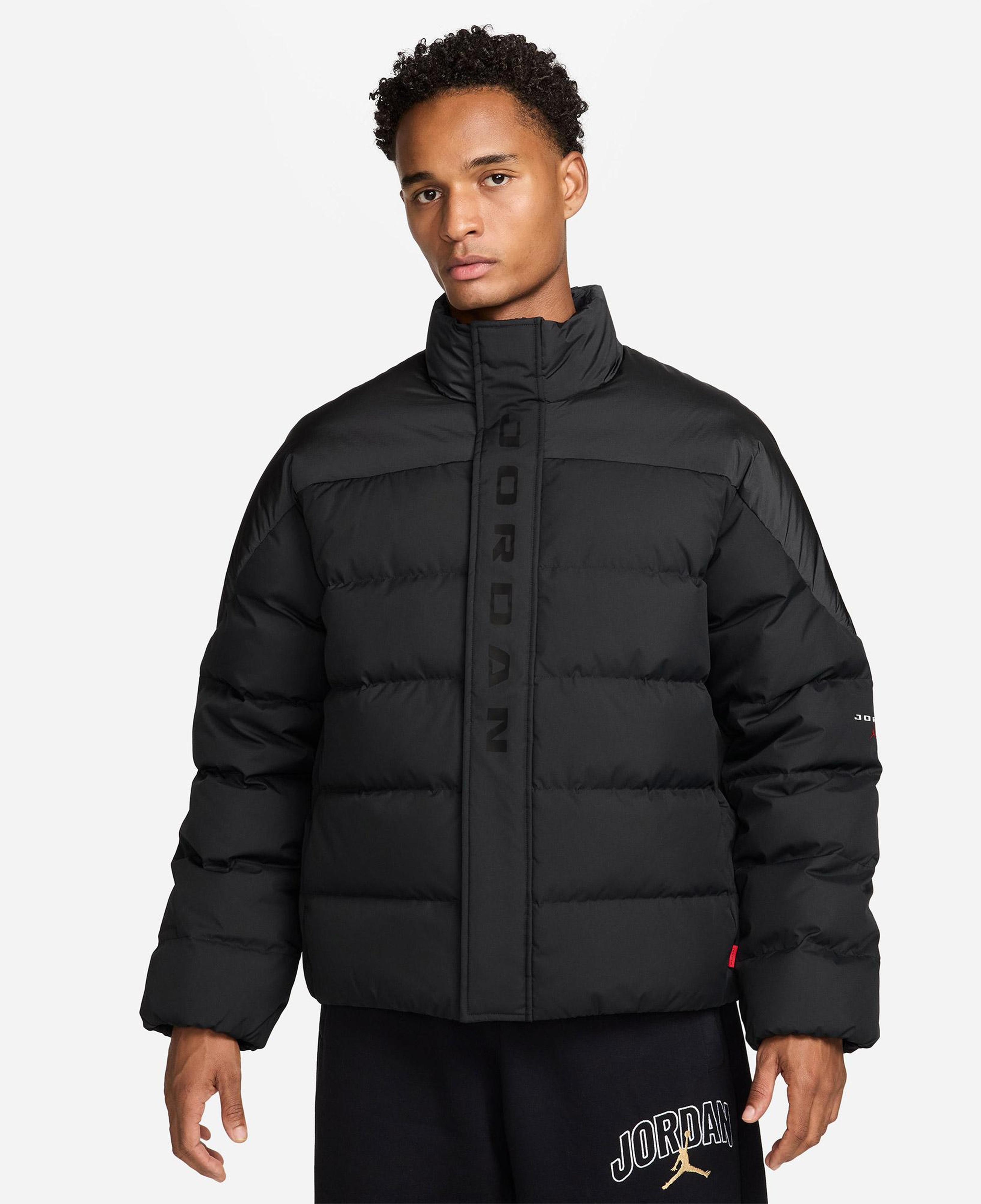 Jordan Flight Down Puffer Erkek Siyah Mont