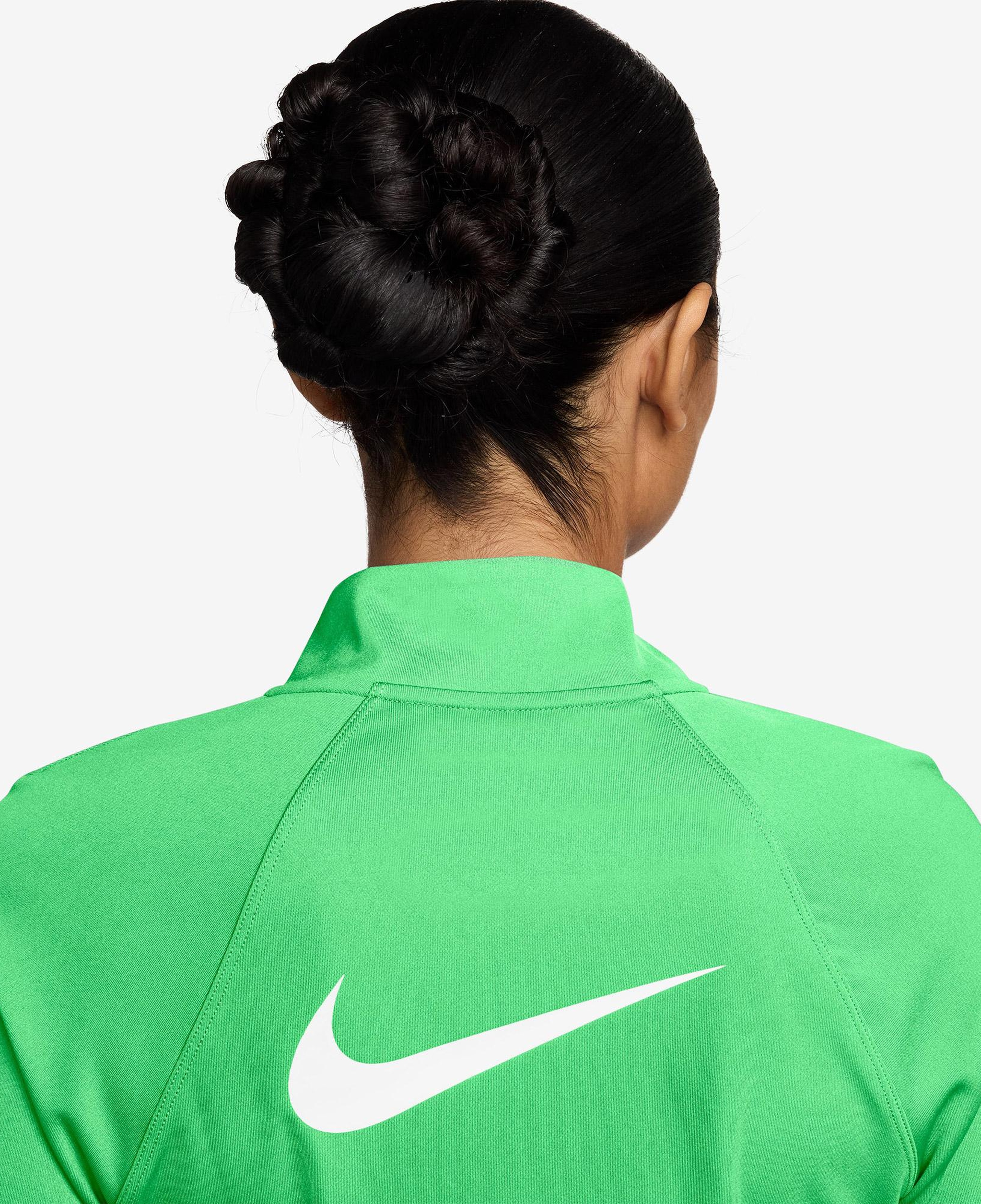 Nike Tempo Swoosh Run Dri-Fit Kadın Yeşil T-Shirt