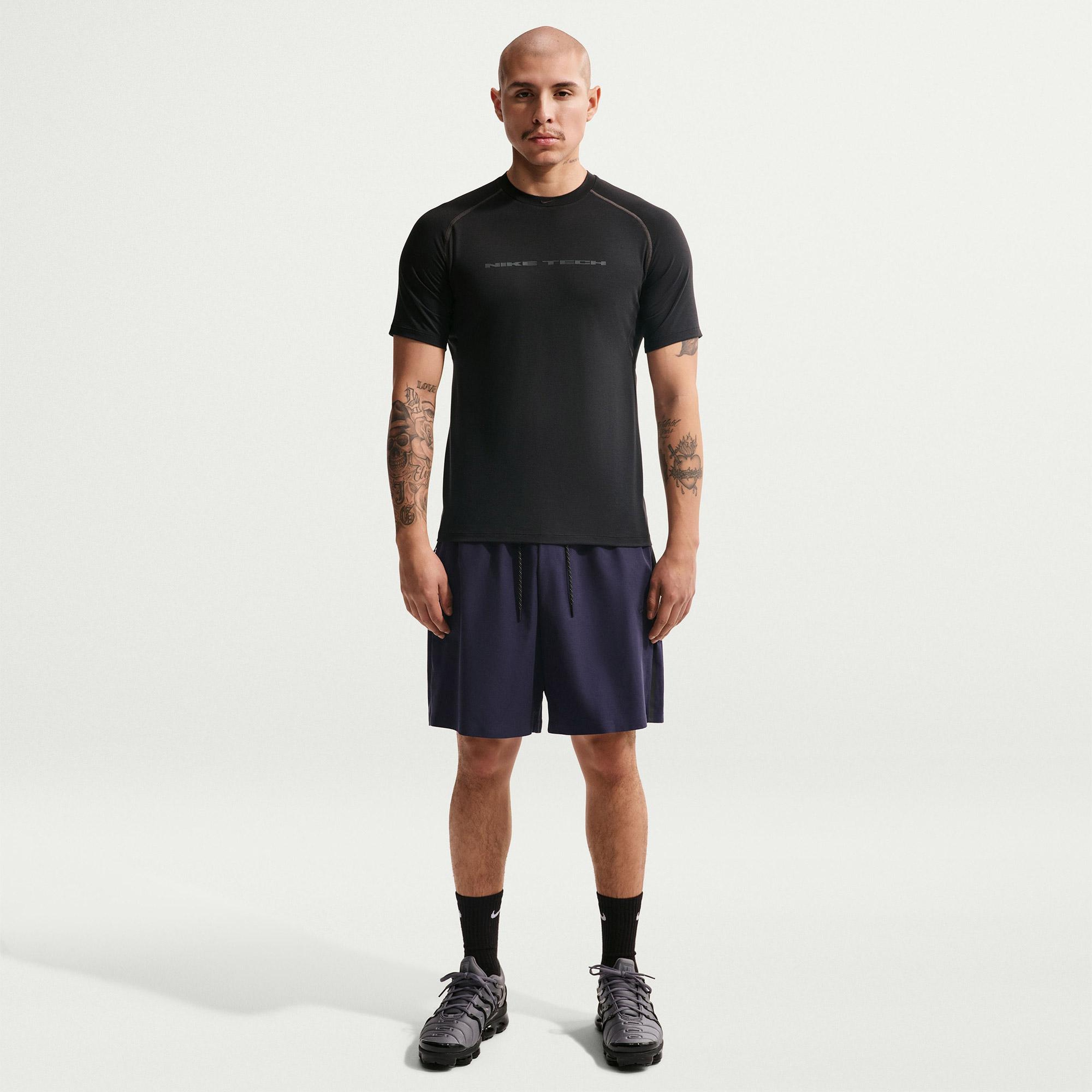 Nike Dri-Fit Tech Pro Erkek Siyah T-Shirt