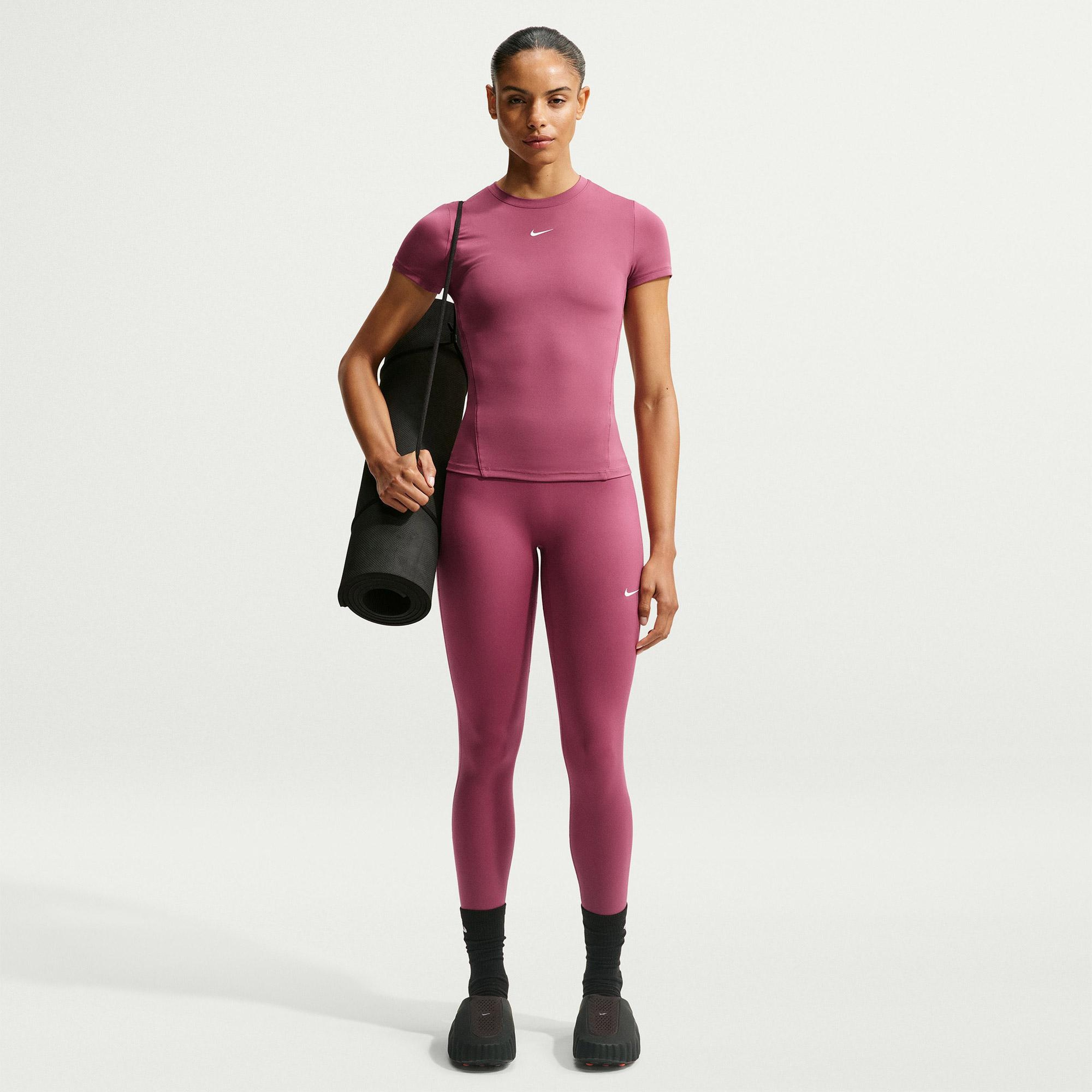 Nike Dri-Fit One Heritage Kadın Pembe Tayt