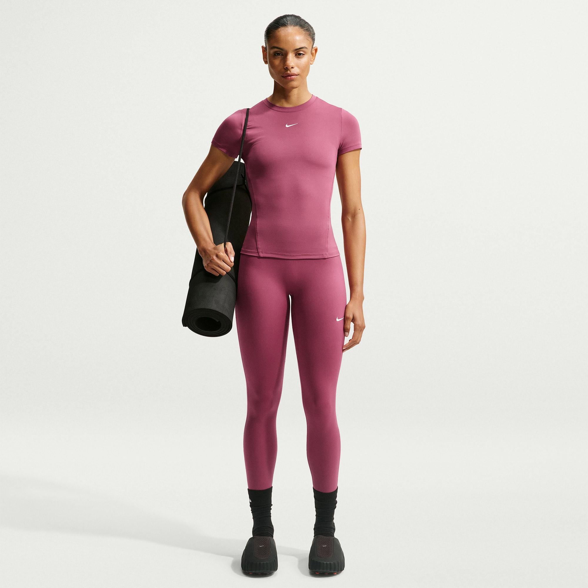 Nike Dri-Fit One Heritage Kadın Pembe Tayt