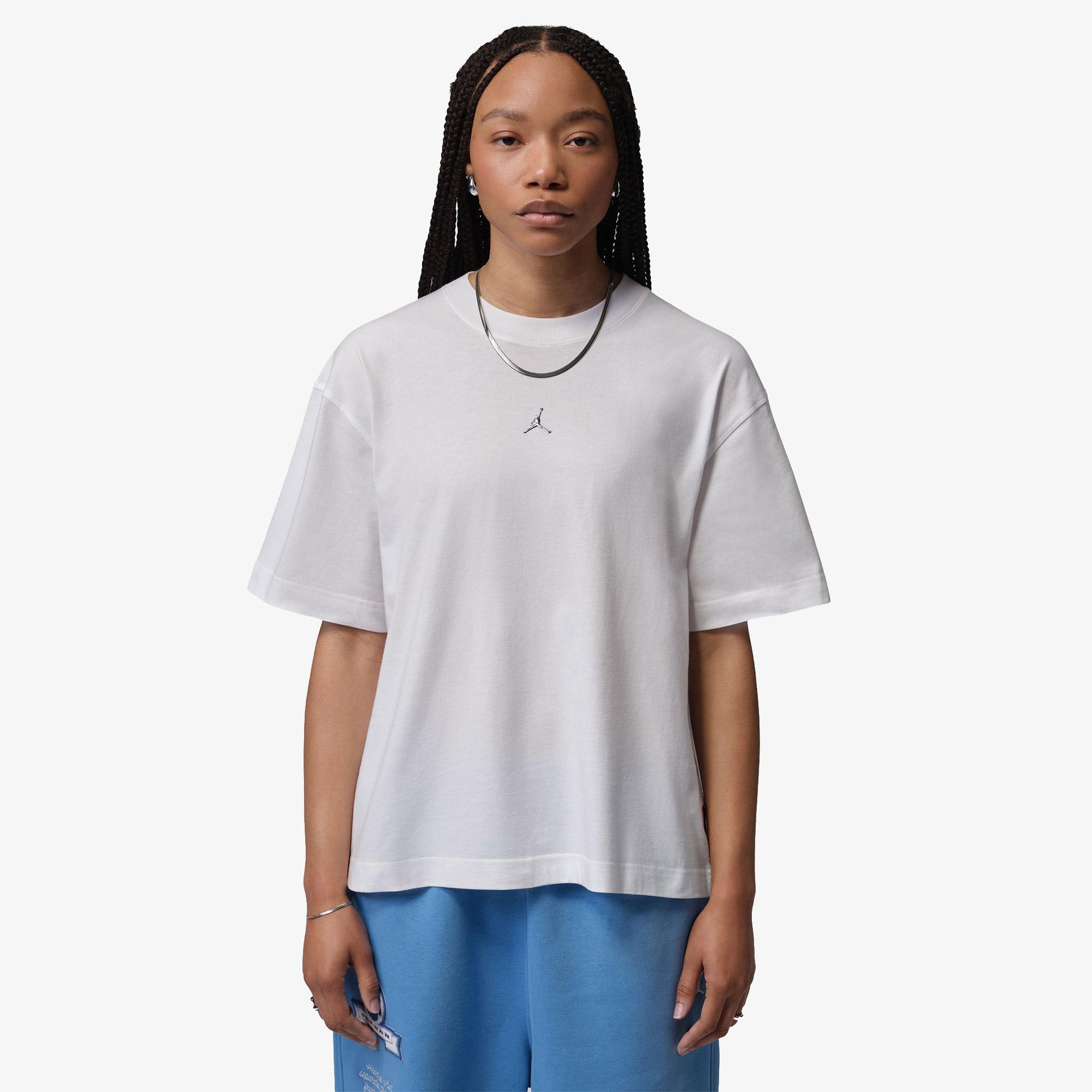 Jordan Essentials Kadın Beyaz T-Shirt