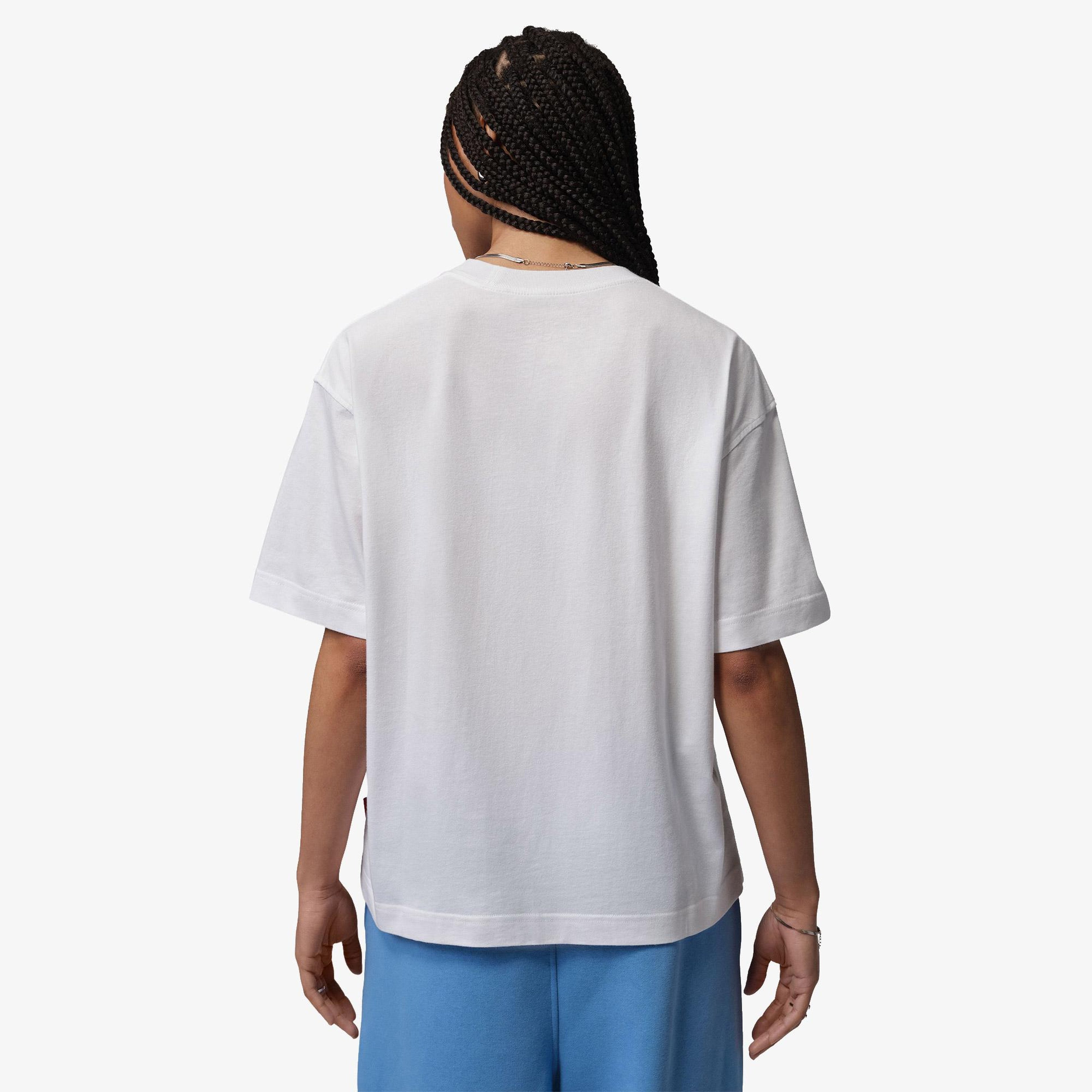 Jordan Essentials Kadın Beyaz T-Shirt