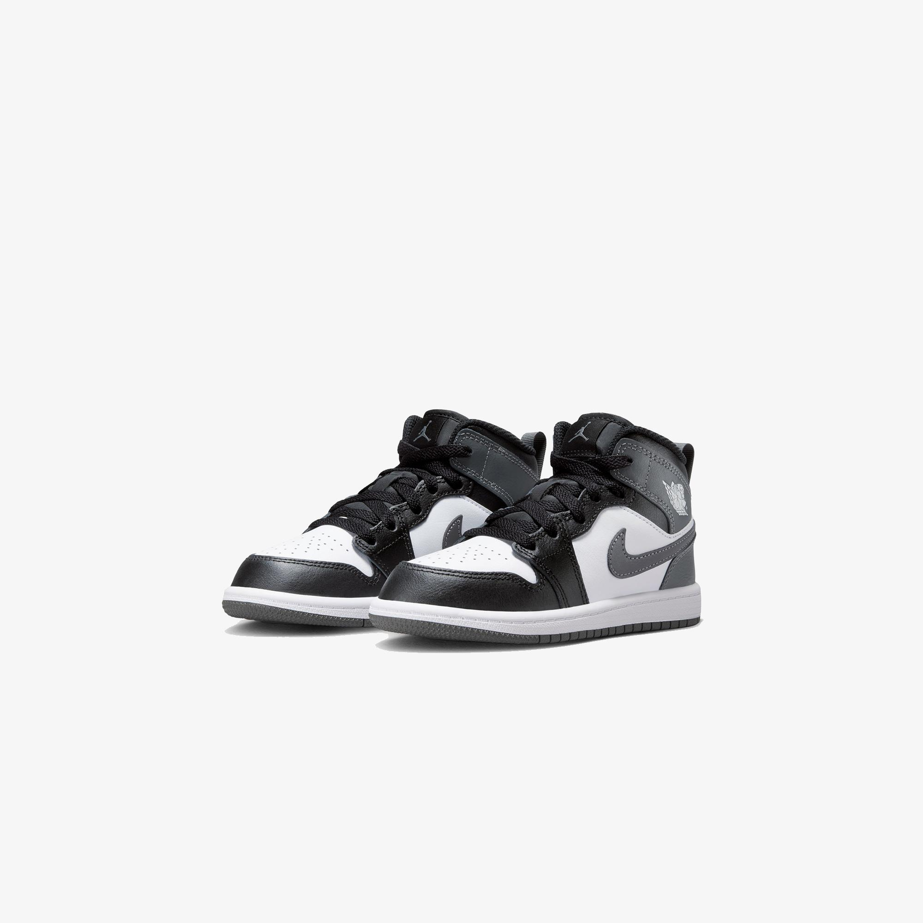 Jordan 1 Mid Çocuk Siyah Spor Ayakkabı