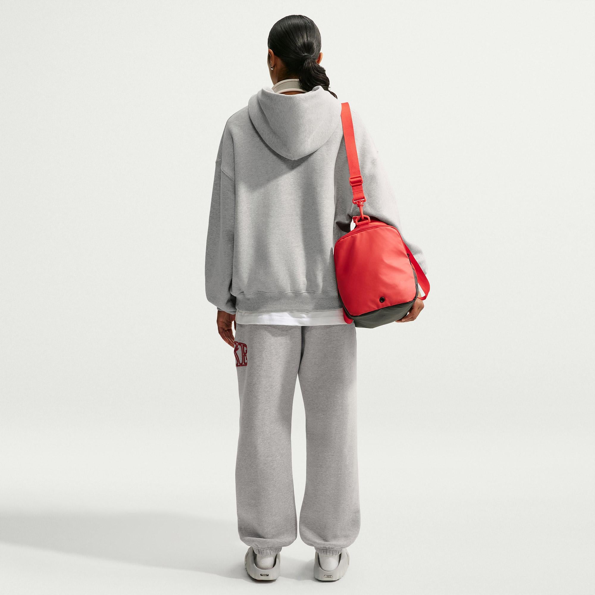 Nike Studio Fleece Kadın Gri Hoodie