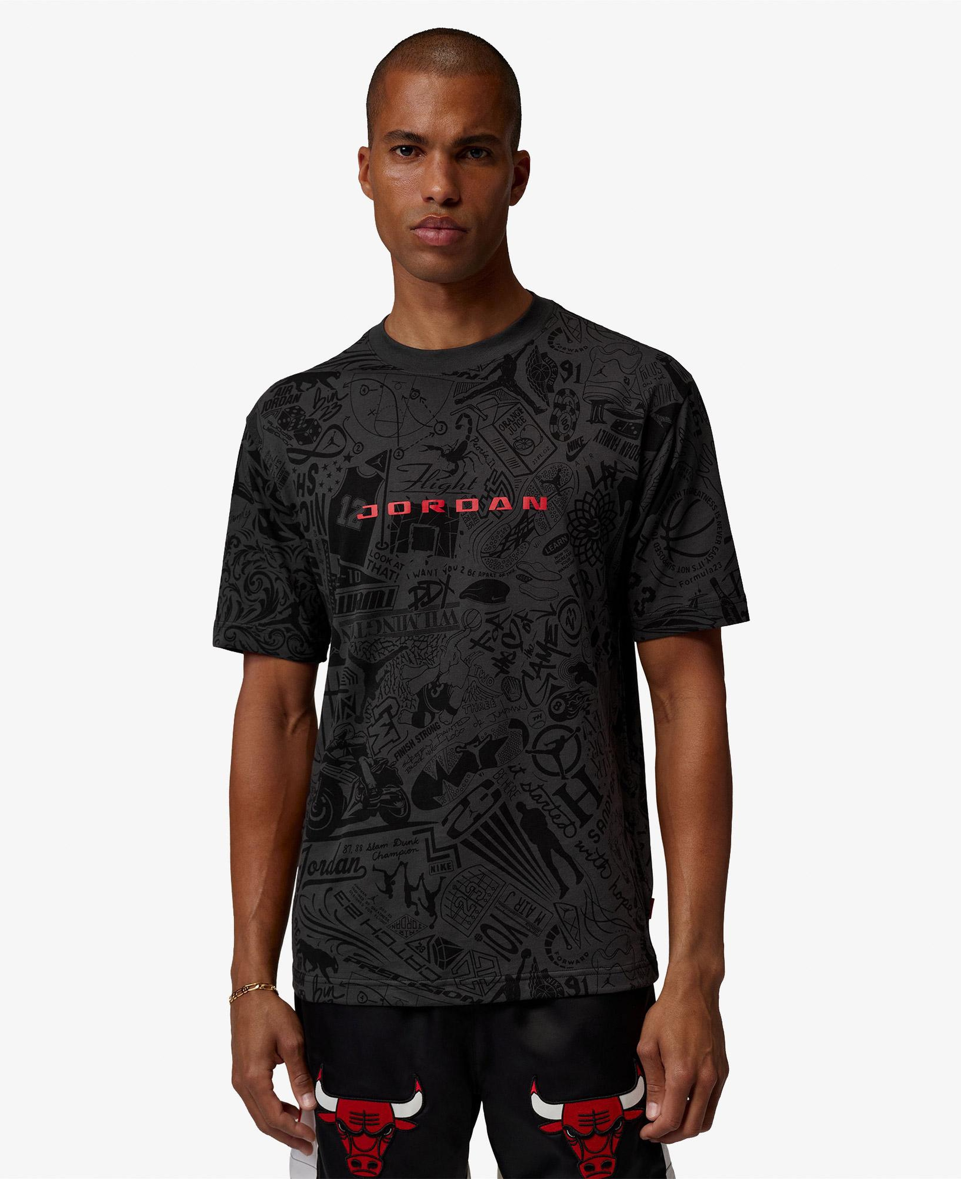 Jordan Brooklyn Erkek Siyah T-Shirt