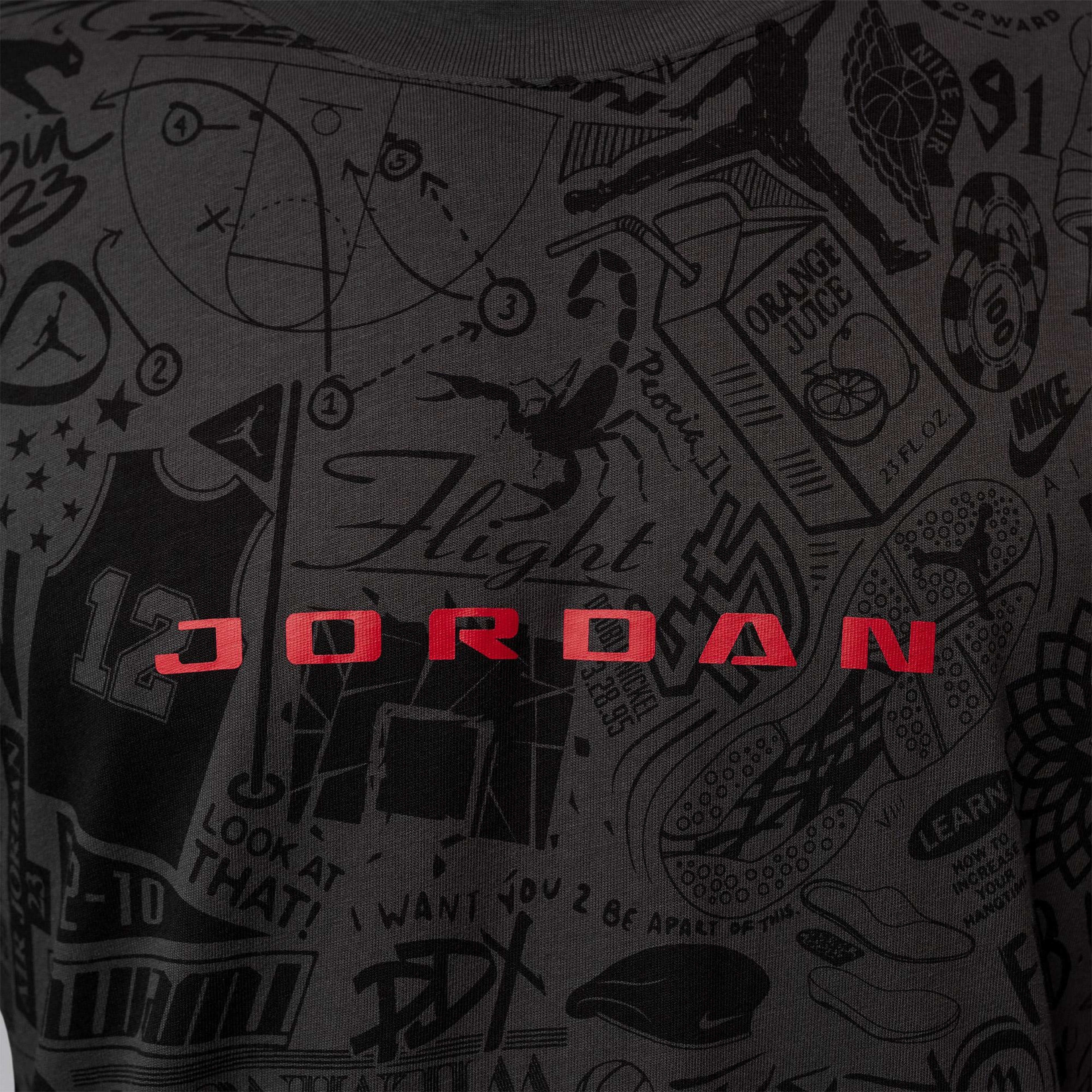 Jordan Brooklyn Erkek Siyah T-Shirt