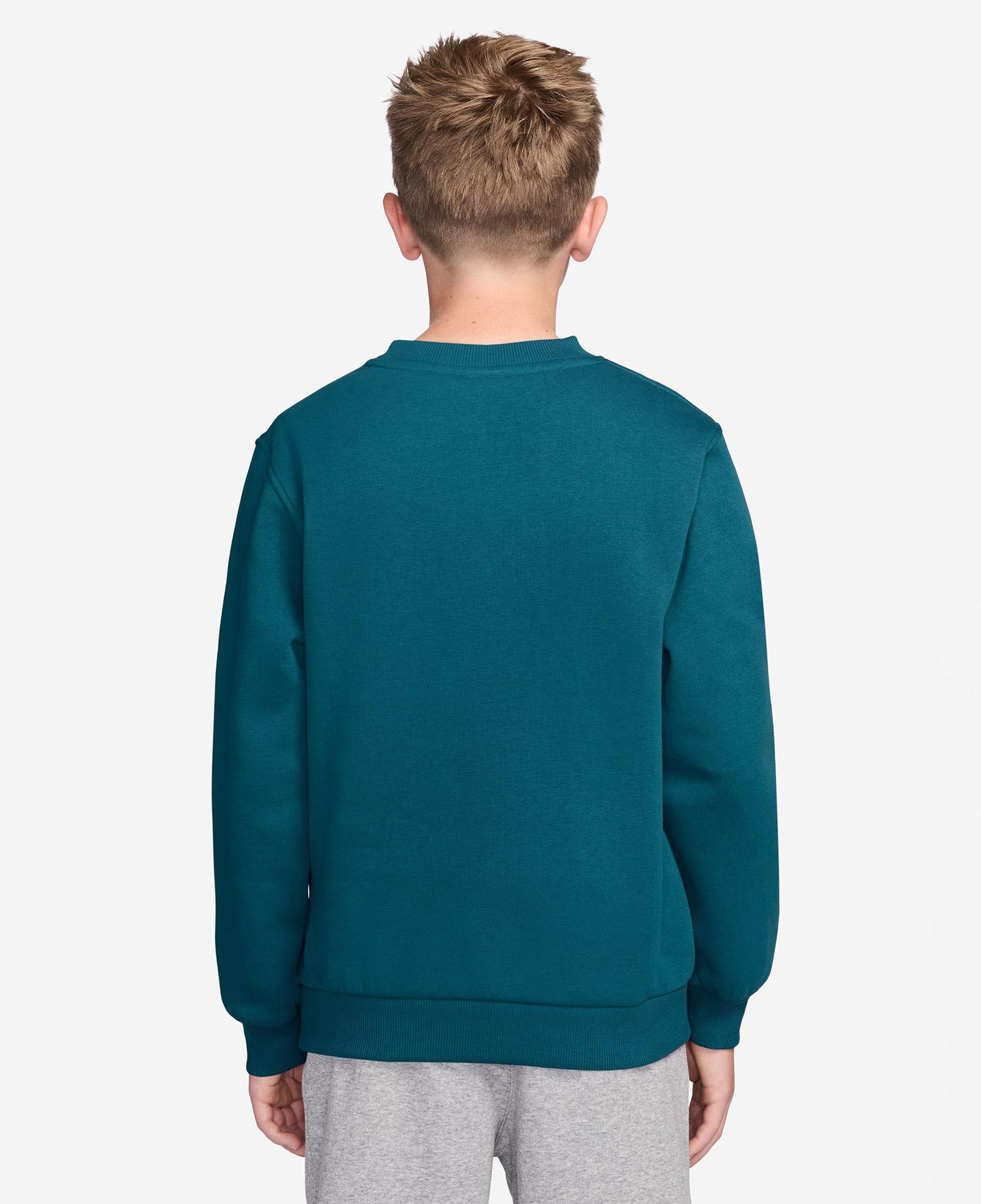 Nike Sportswear Club Fleece Crew Genç Çocuk Yeşil Sweatshirt