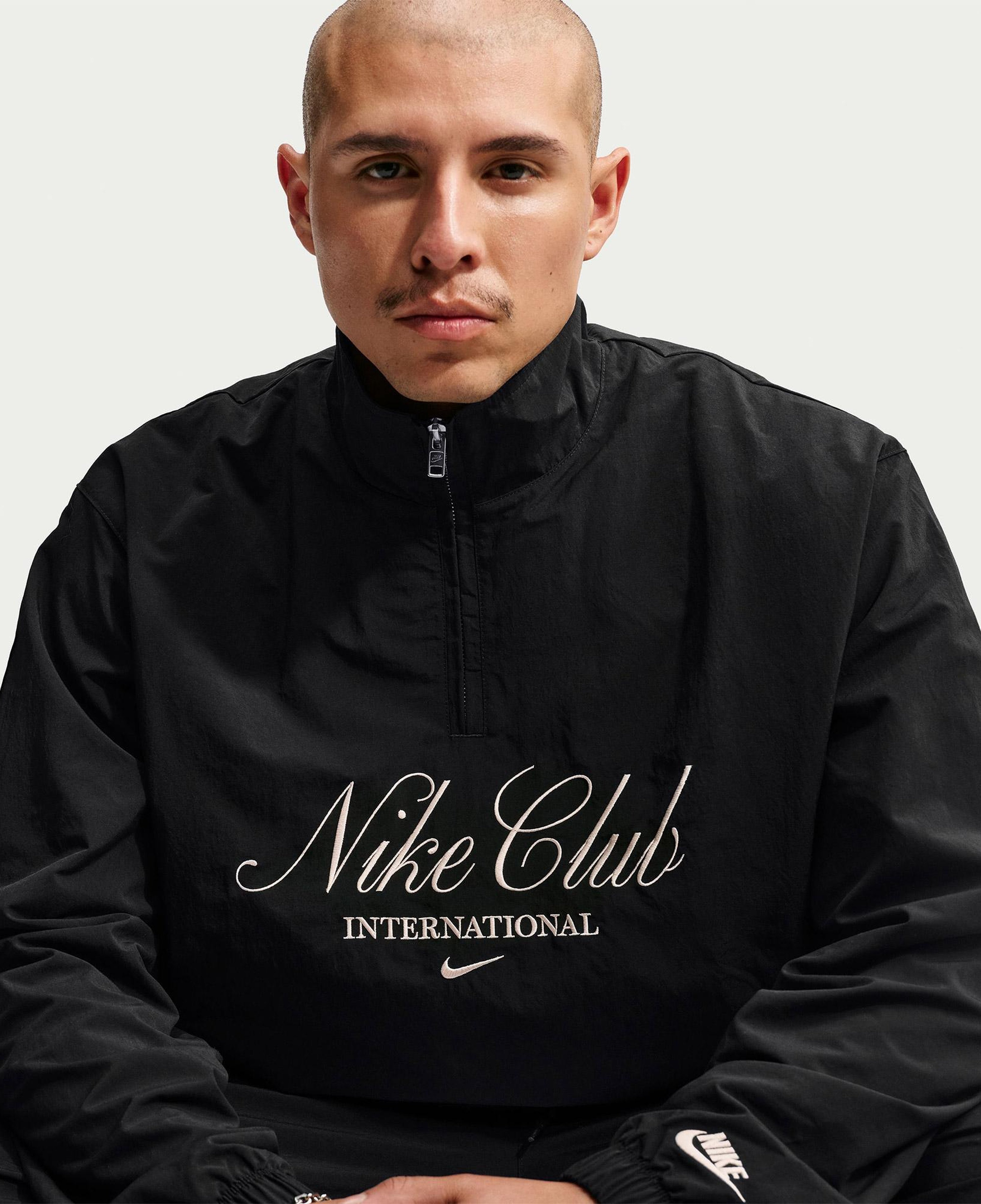 Nike Sportswear Club Erkek Siyah Ceket