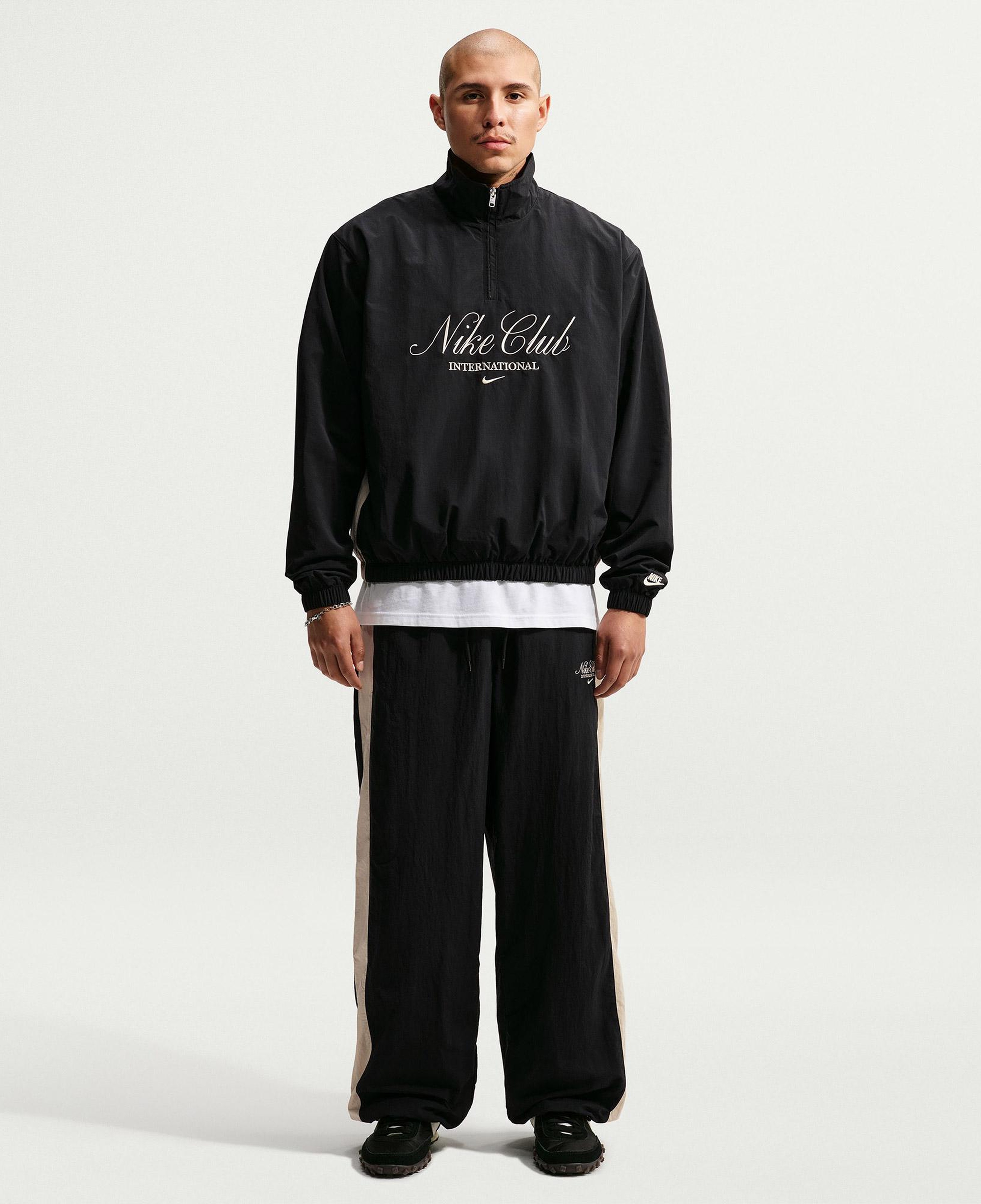 Nike Sportswear Club Erkek Siyah Ceket