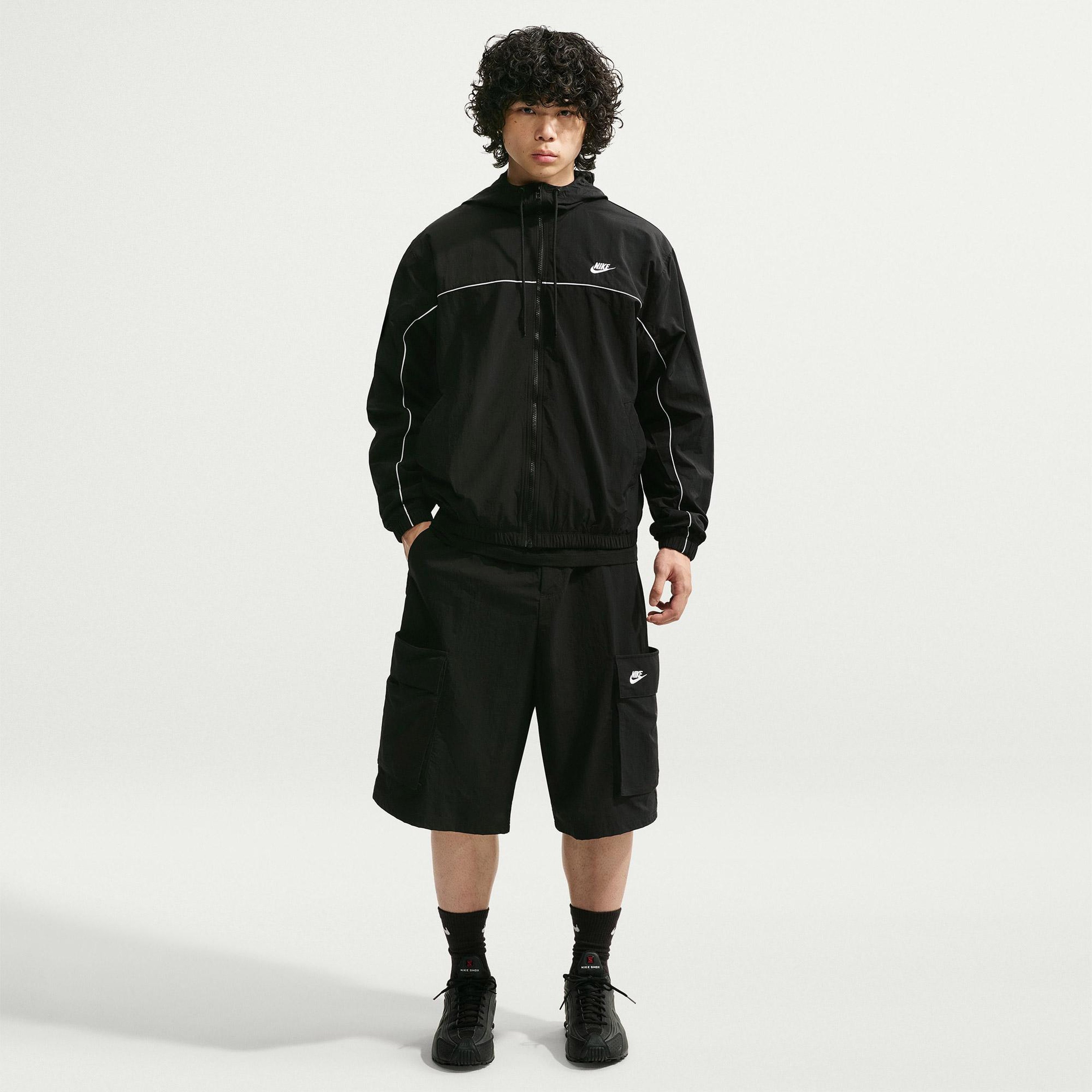 Nike Club Athlete Erkek Siyah Ceket