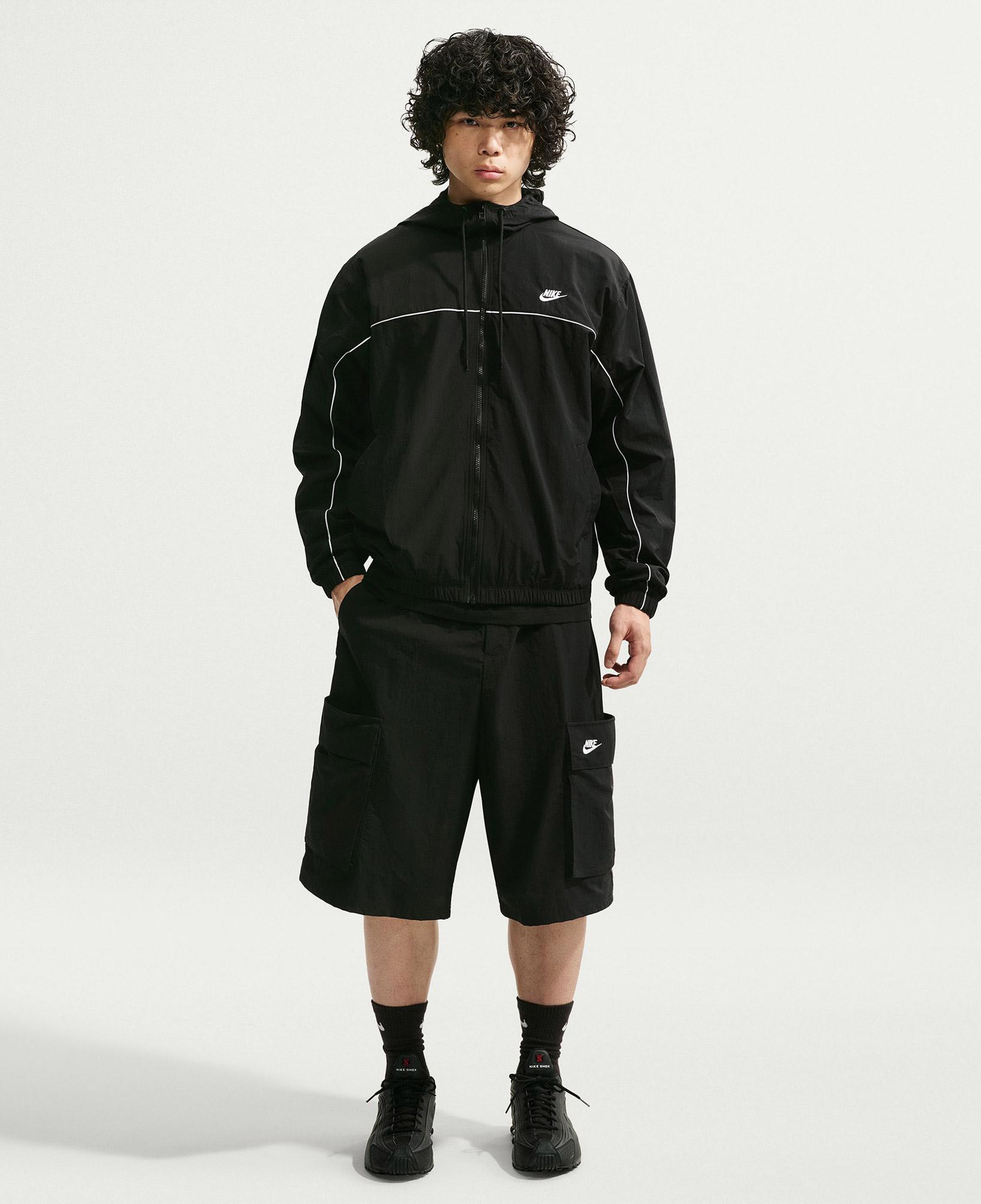 Nike Club Athlete Erkek Siyah Ceket