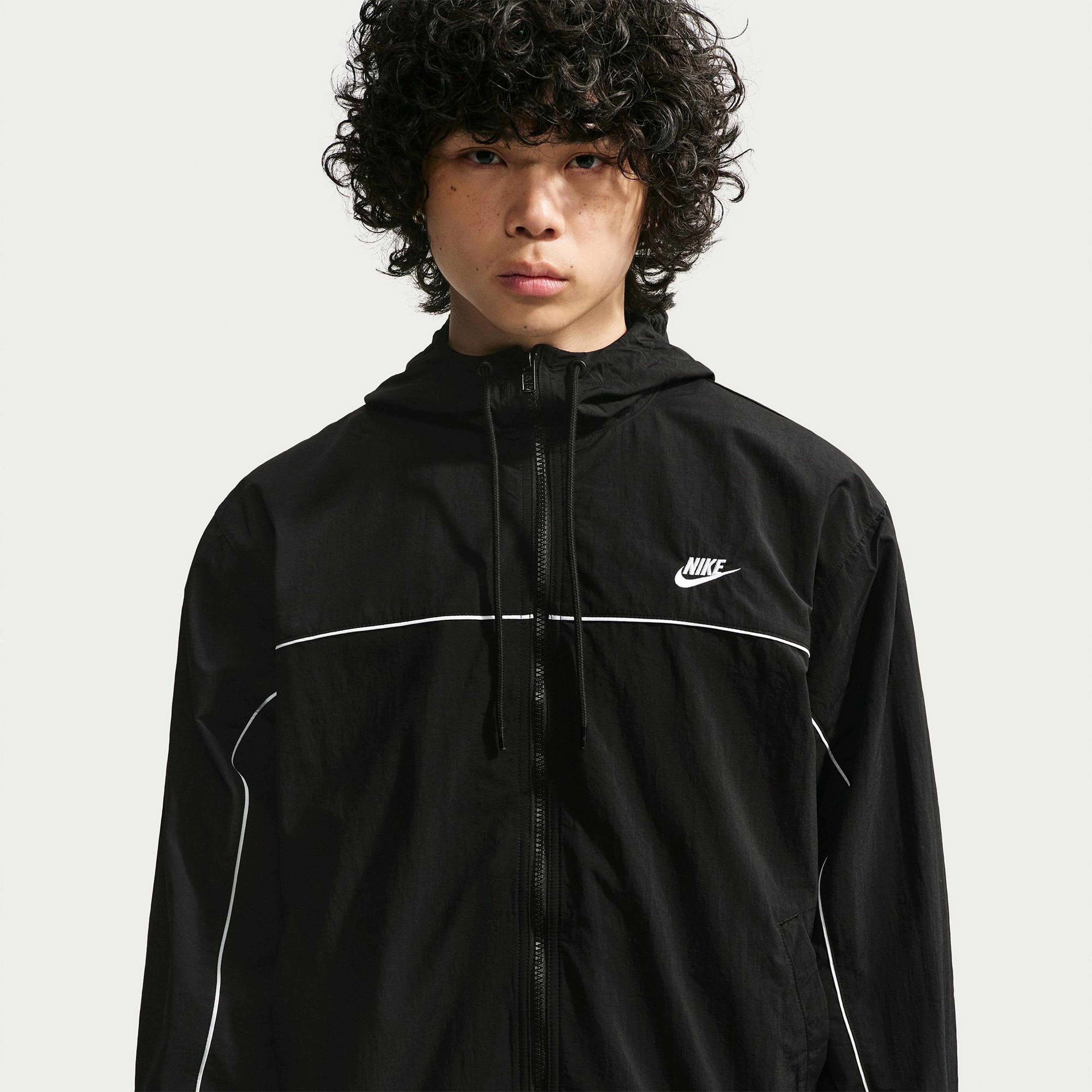 Nike Club Athlete Erkek Siyah Ceket