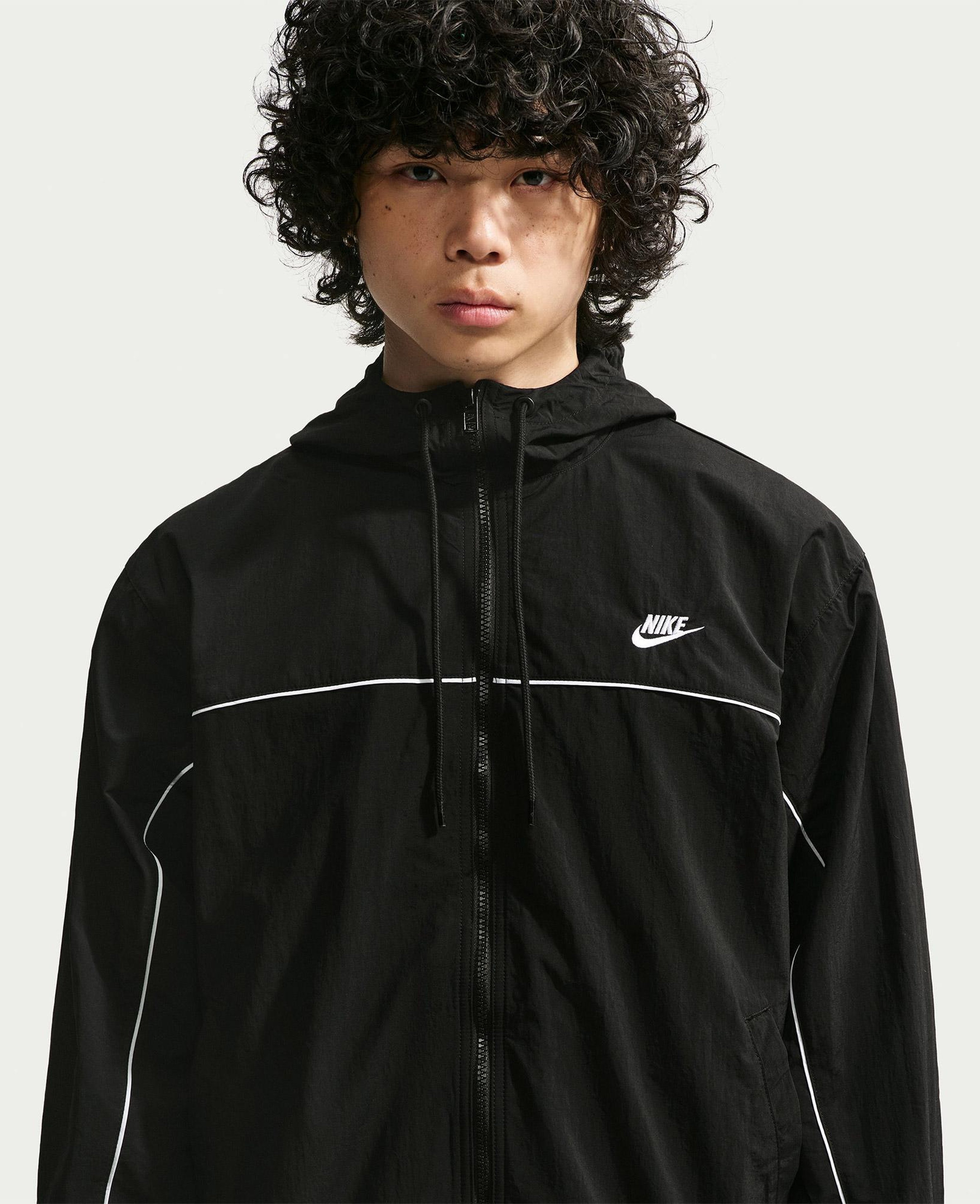 Nike Club Athlete Erkek Siyah Ceket