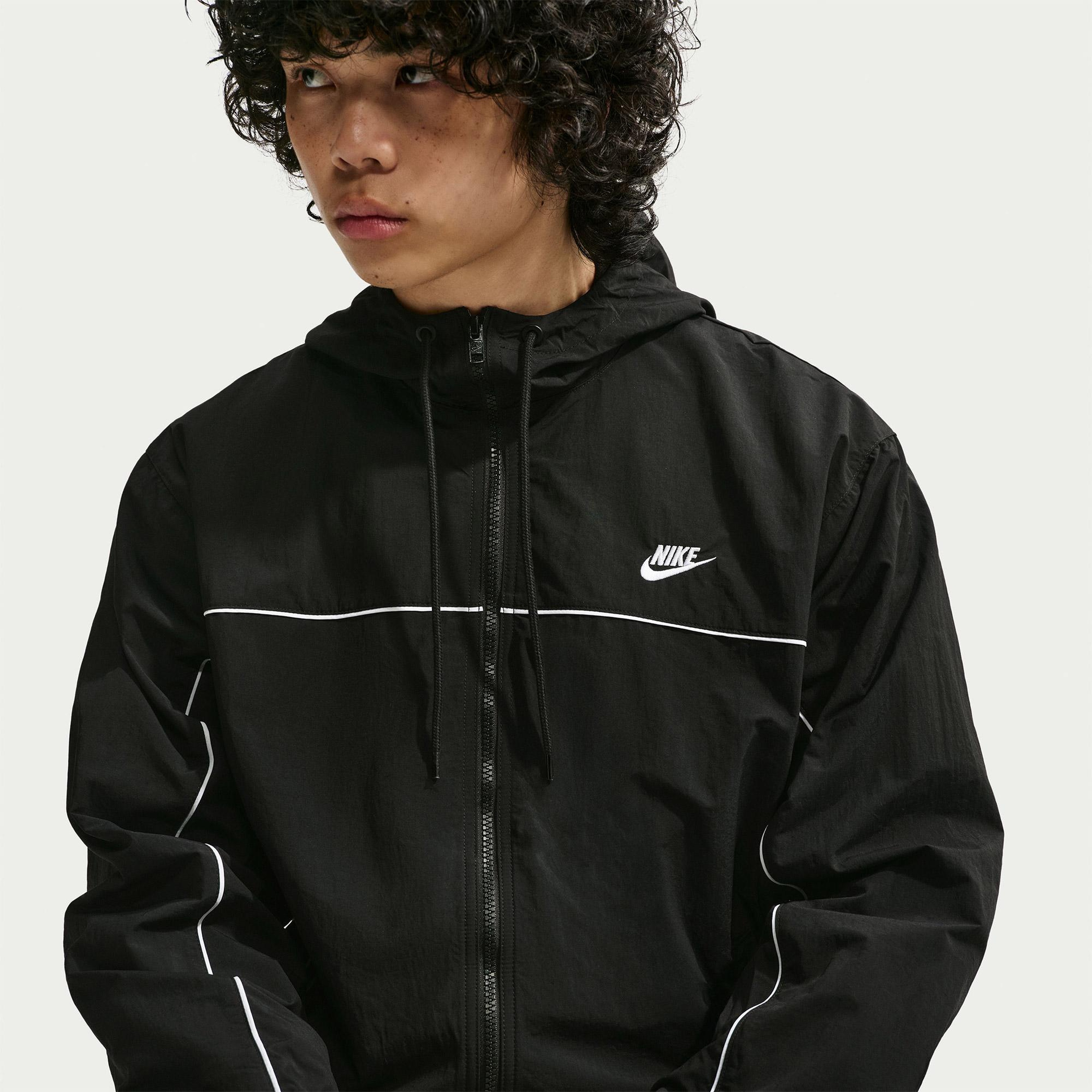 Nike Club Athlete Erkek Siyah Ceket