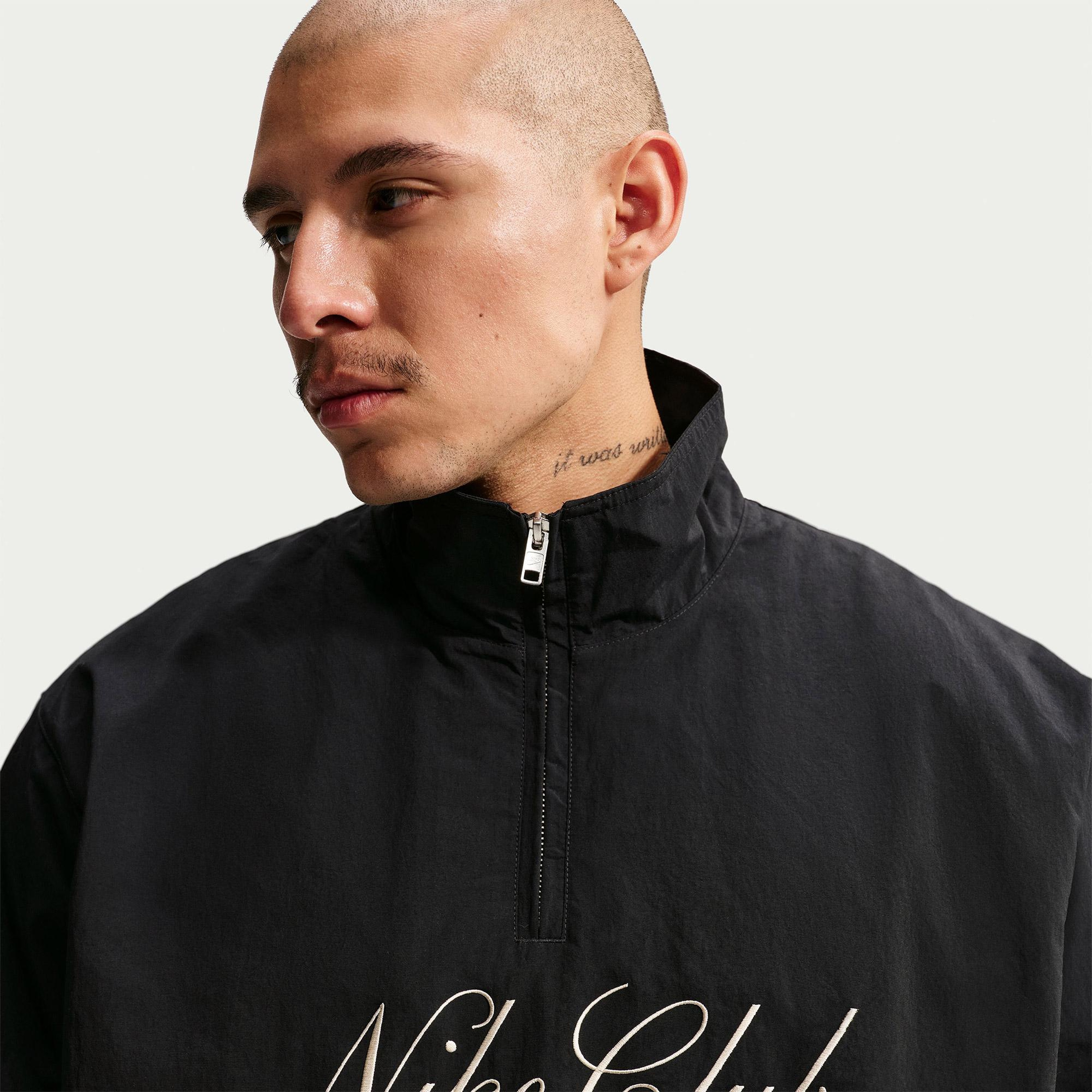 Nike Sportswear Club Erkek Siyah Ceket