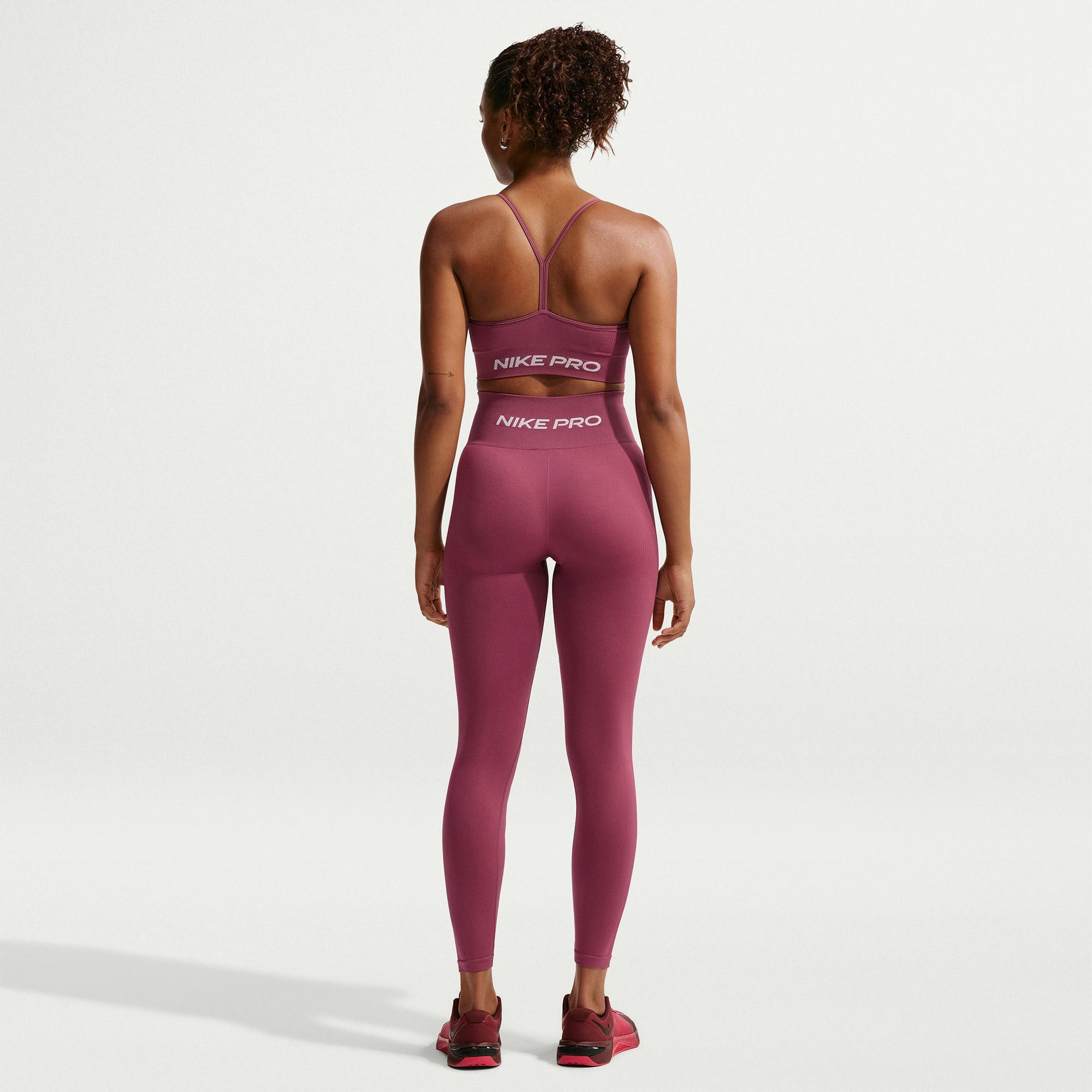 Nike Pro Dri-Fit Seamless Kadın Pembe Bra