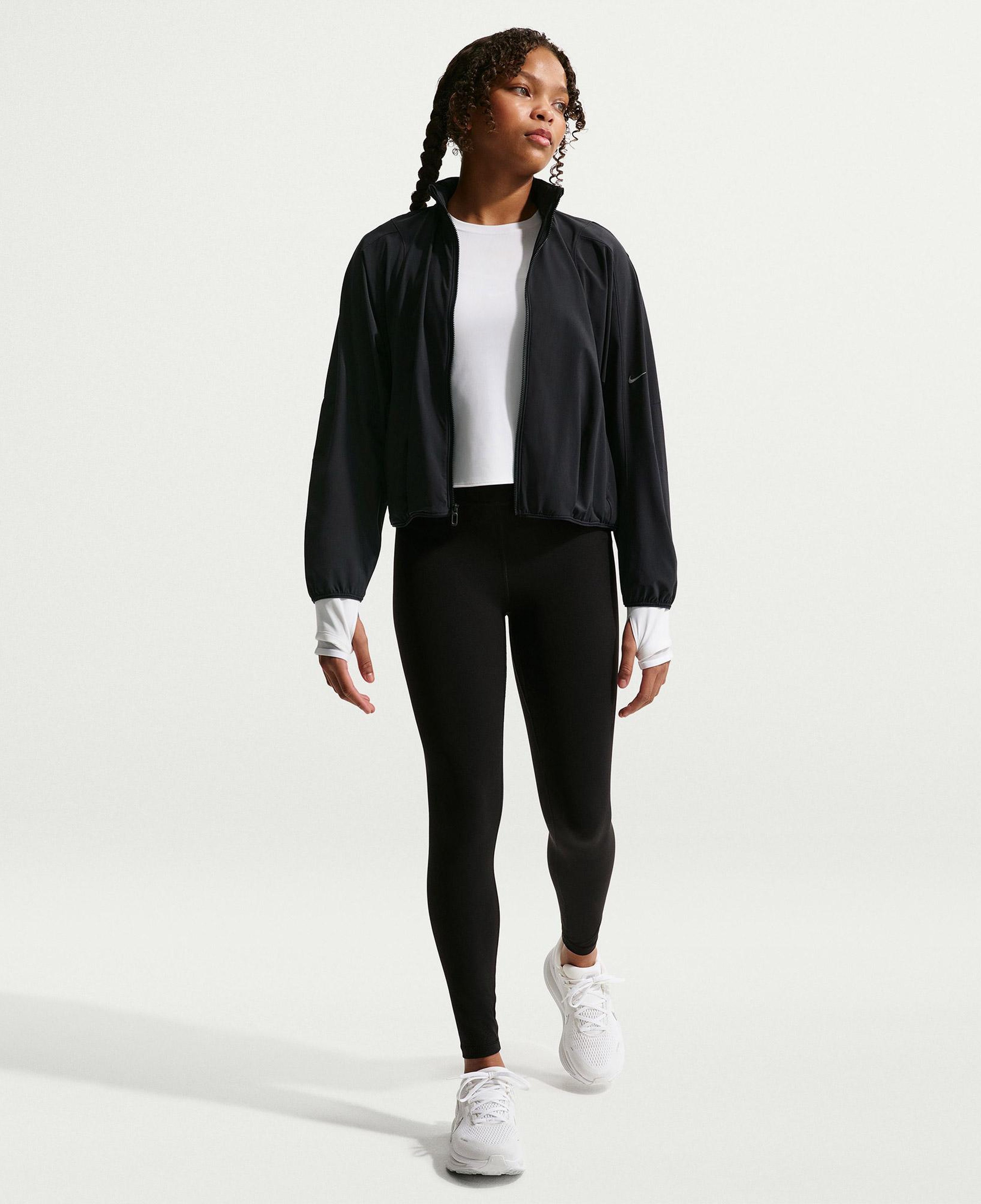 Nike Mavn Repel UV Run Genç Çocuk Siyah Ceket