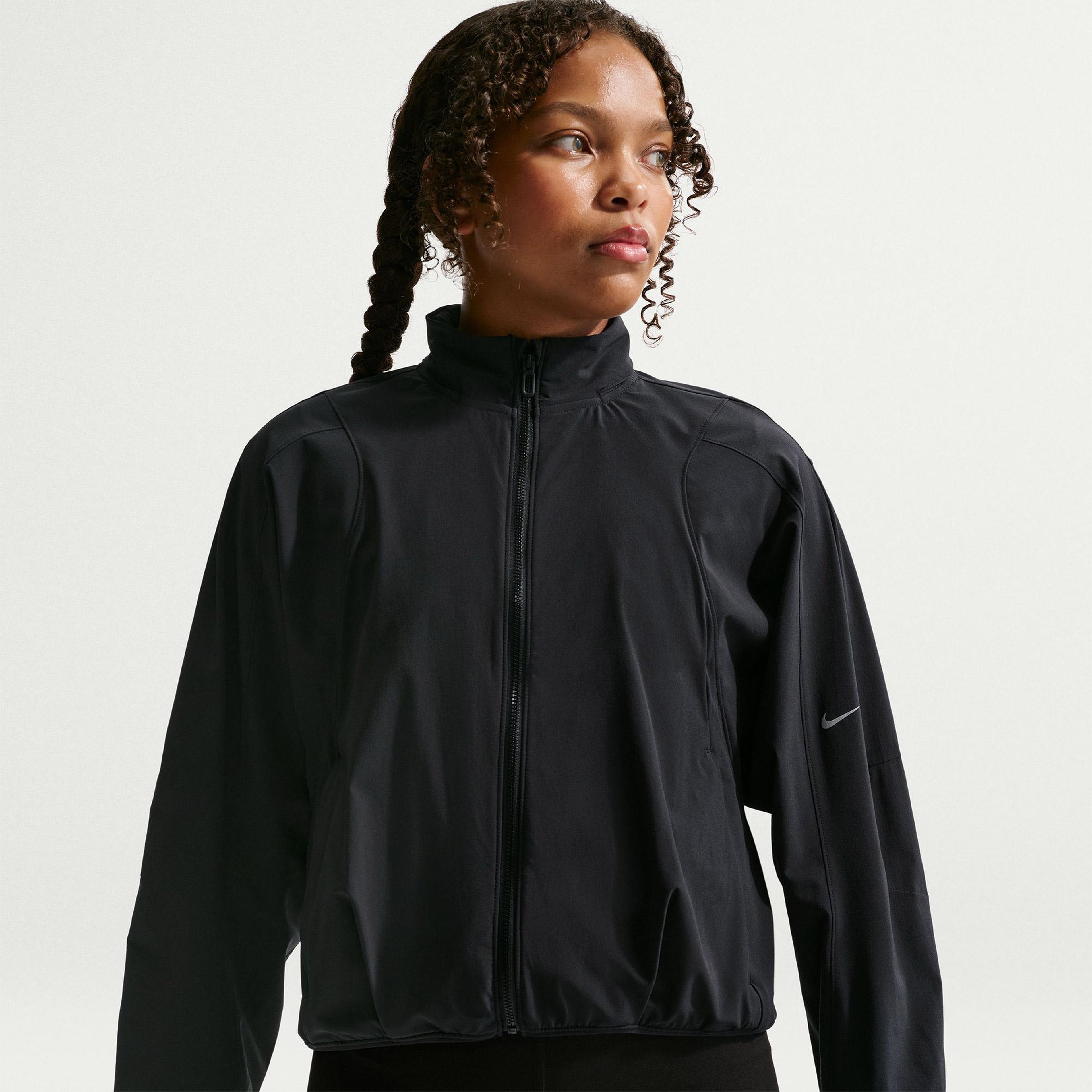 Nike Mavn Repel UV Run Genç Çocuk Siyah Ceket