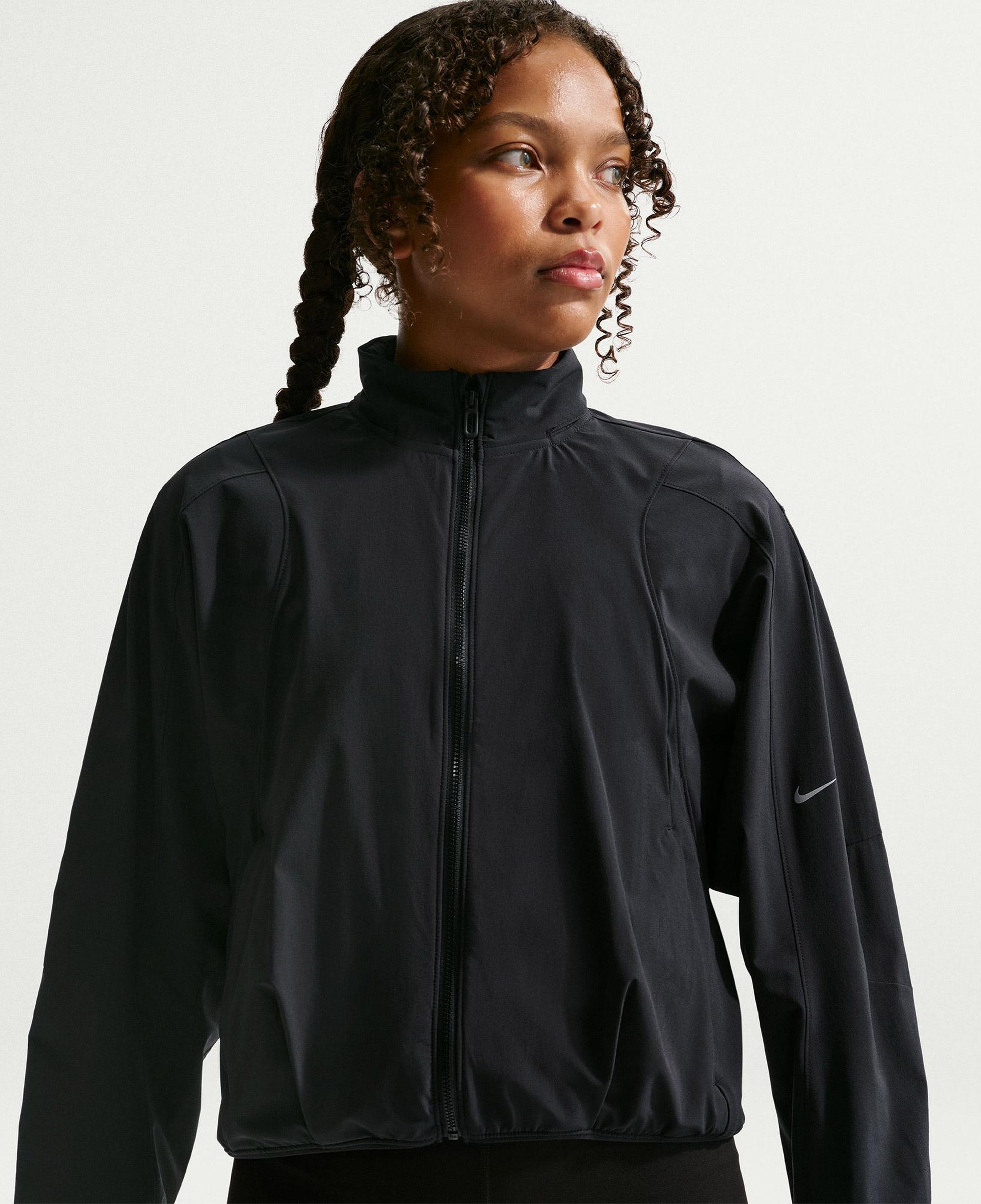 Nike Mavn Repel UV Run Genç Çocuk Siyah Ceket