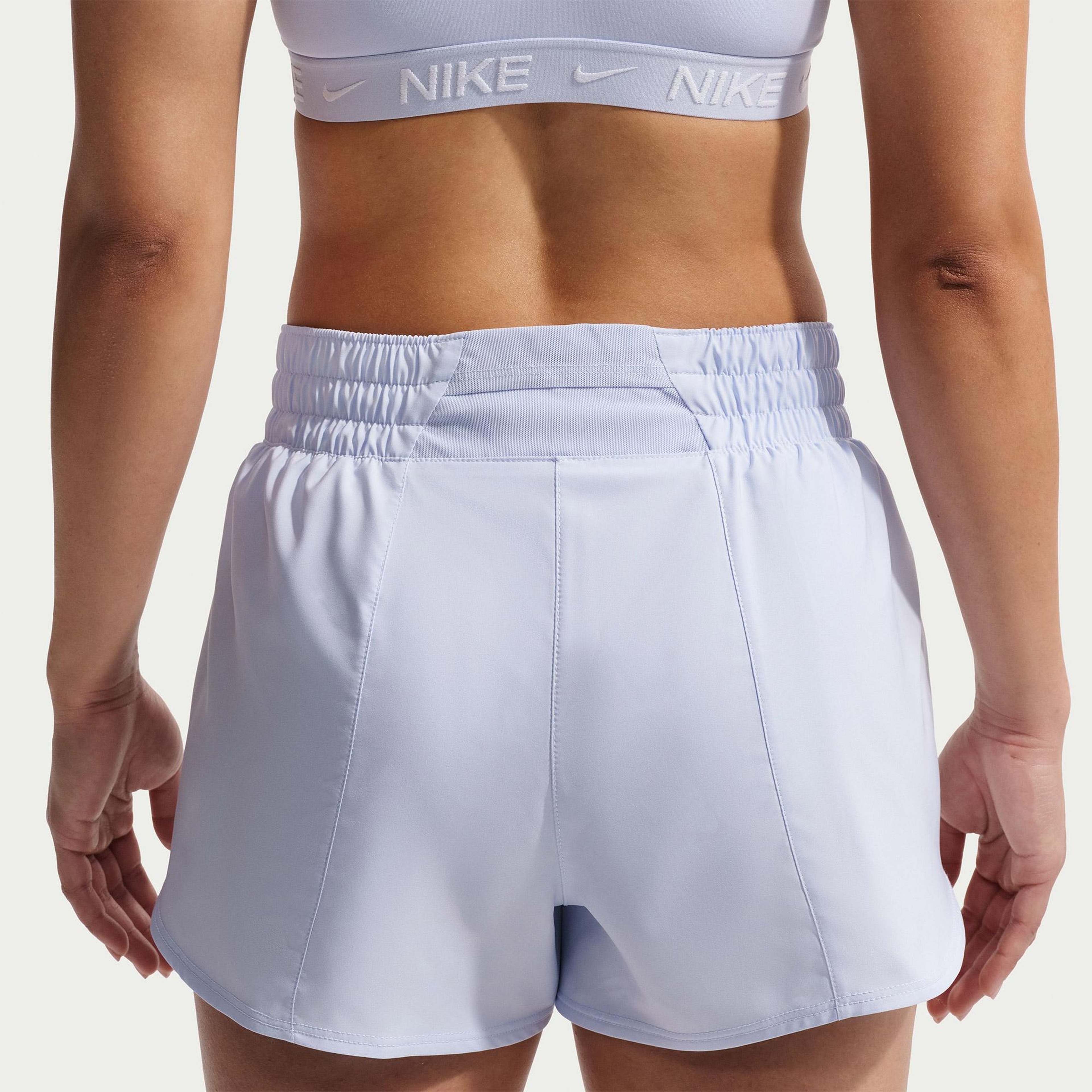Nike One Dri-Fit 8 cm Kadın Mavi Şort