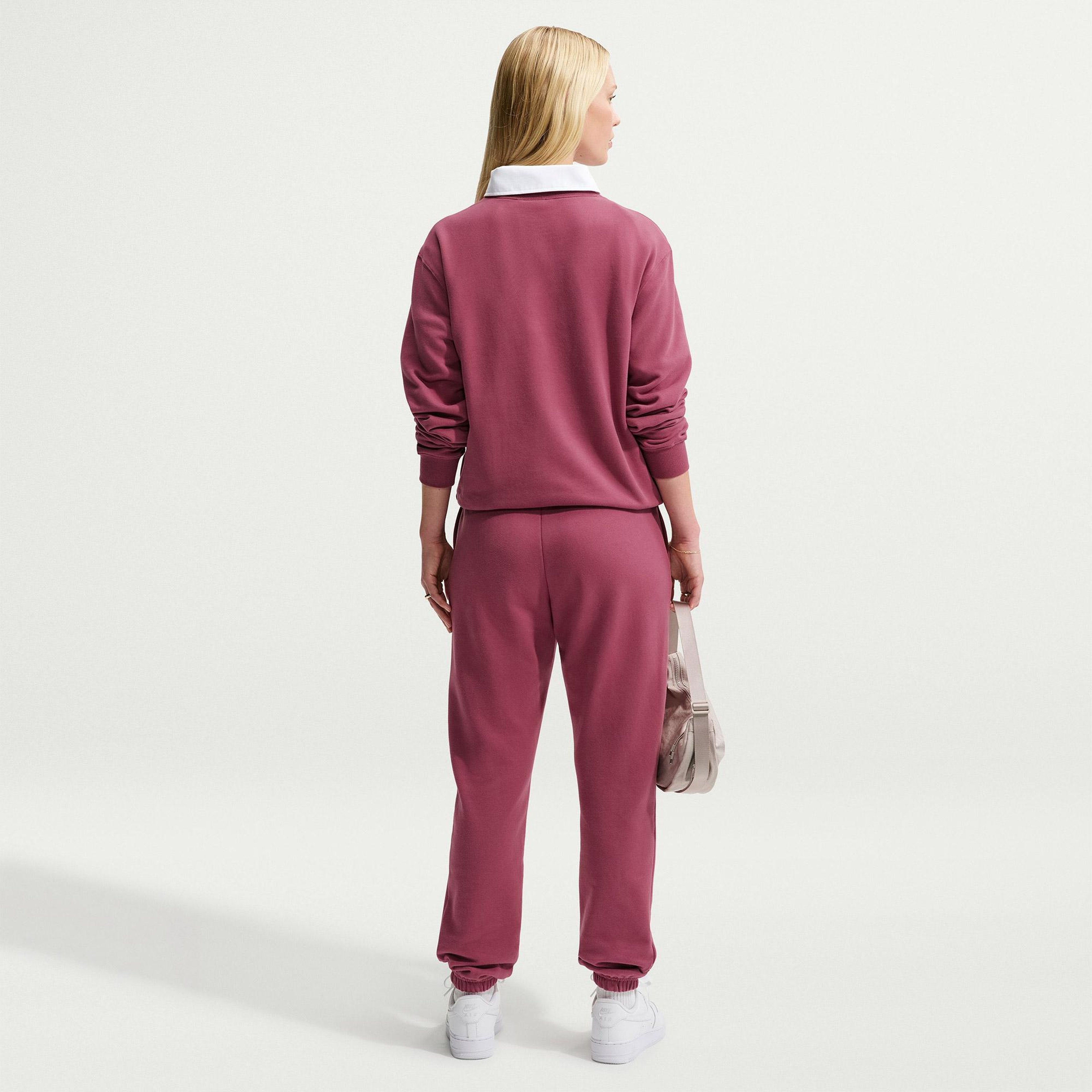 Nike Studio Fleece Kadın Pembe Eşofman Altı