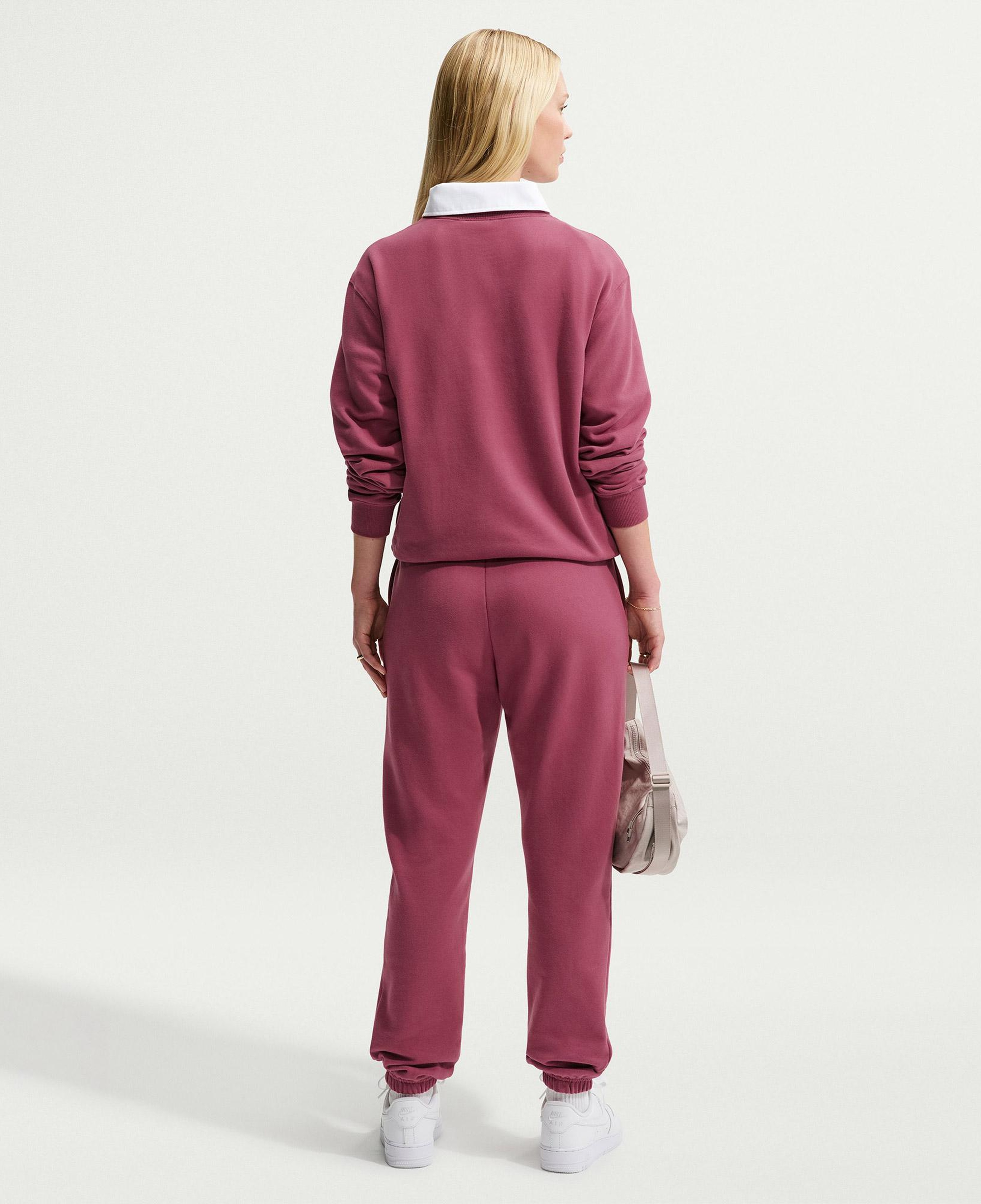 Nike Studio Fleece Kadın Pembe Eşofman Altı