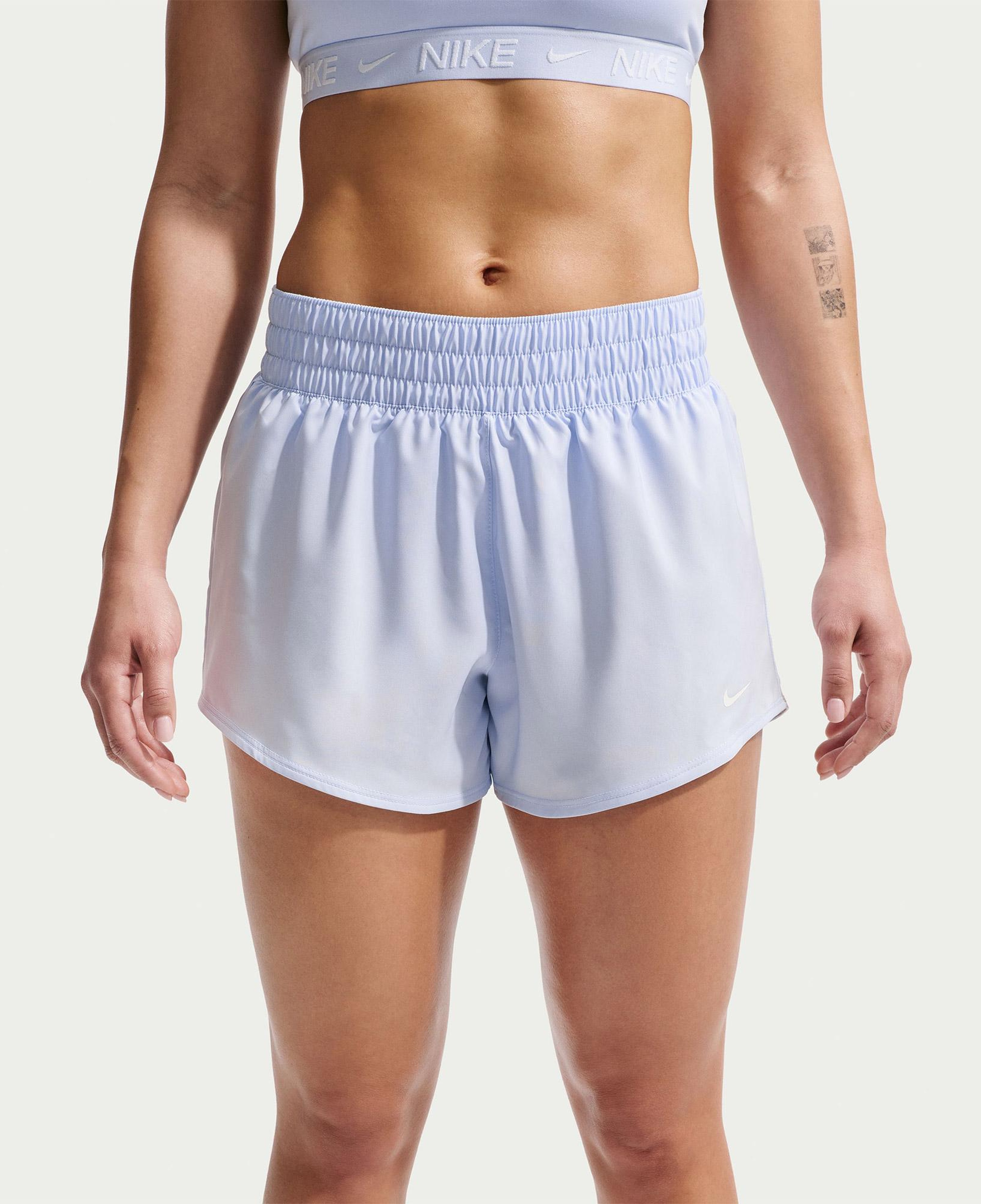 Nike One Dri-Fit 8 cm Kadın Mavi Şort