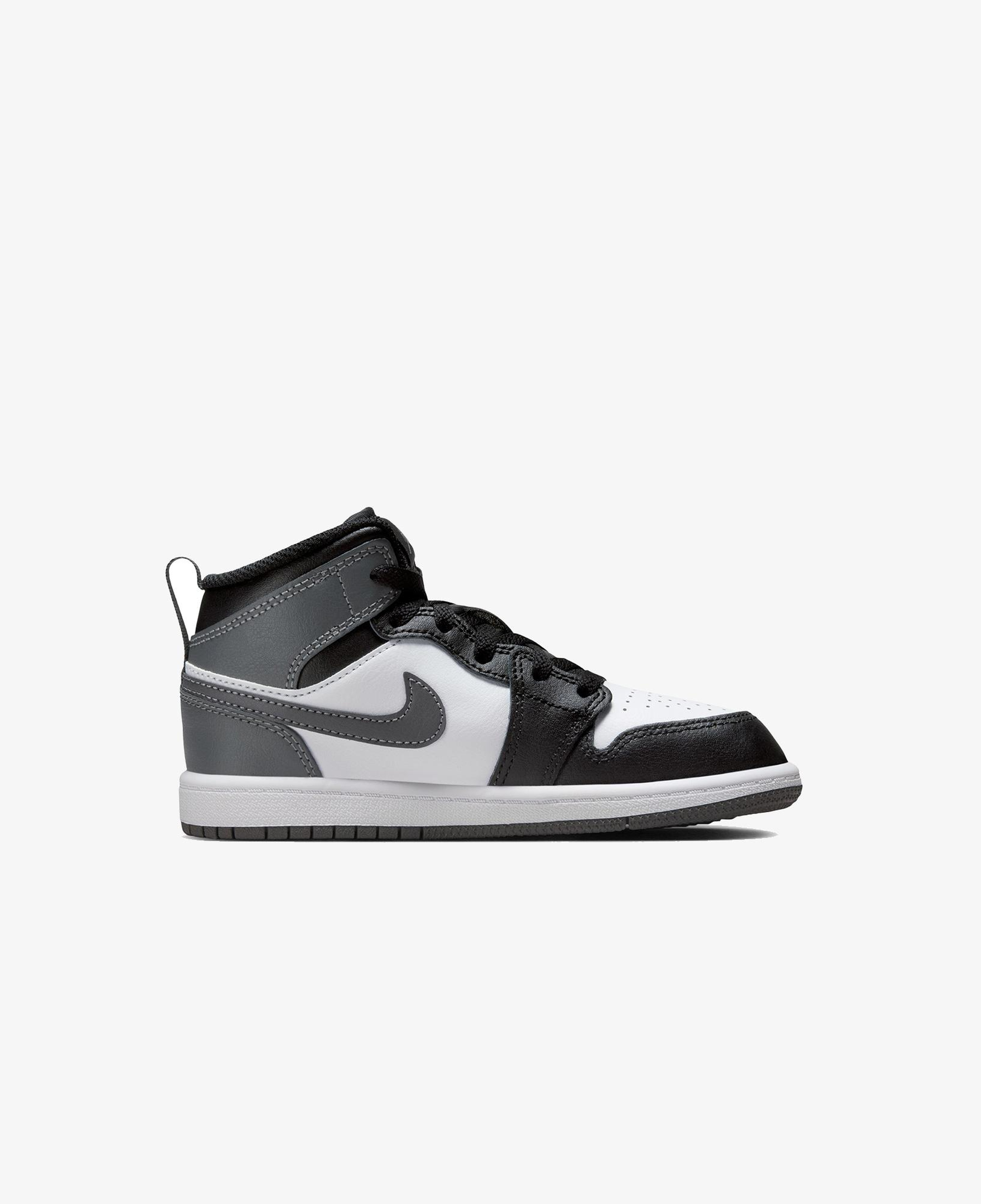 Jordan 1 Mid Çocuk Siyah Spor Ayakkabı
