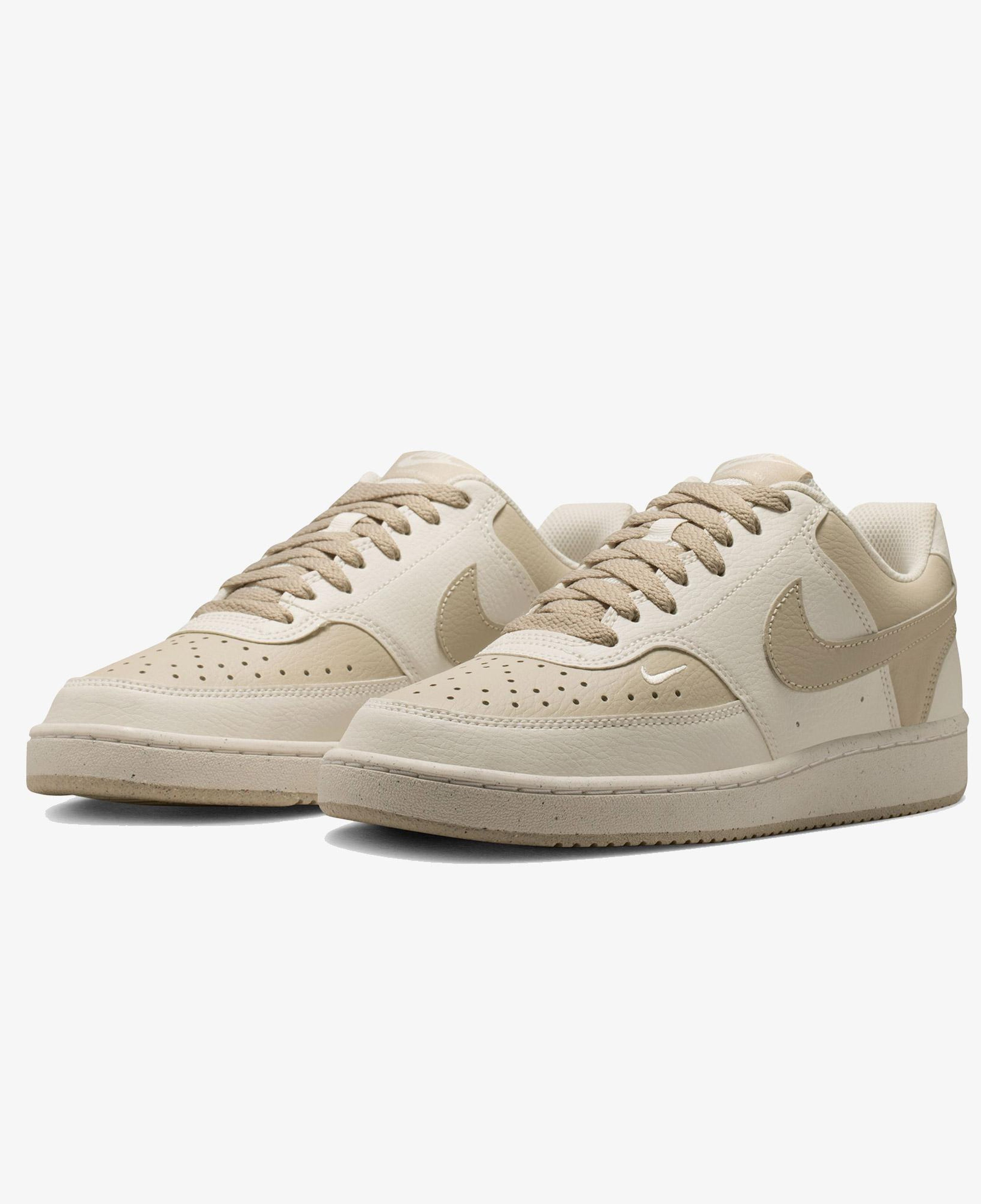 Nike Court Vision Low Next Nature Kadın Bej Spor Ayakkabı