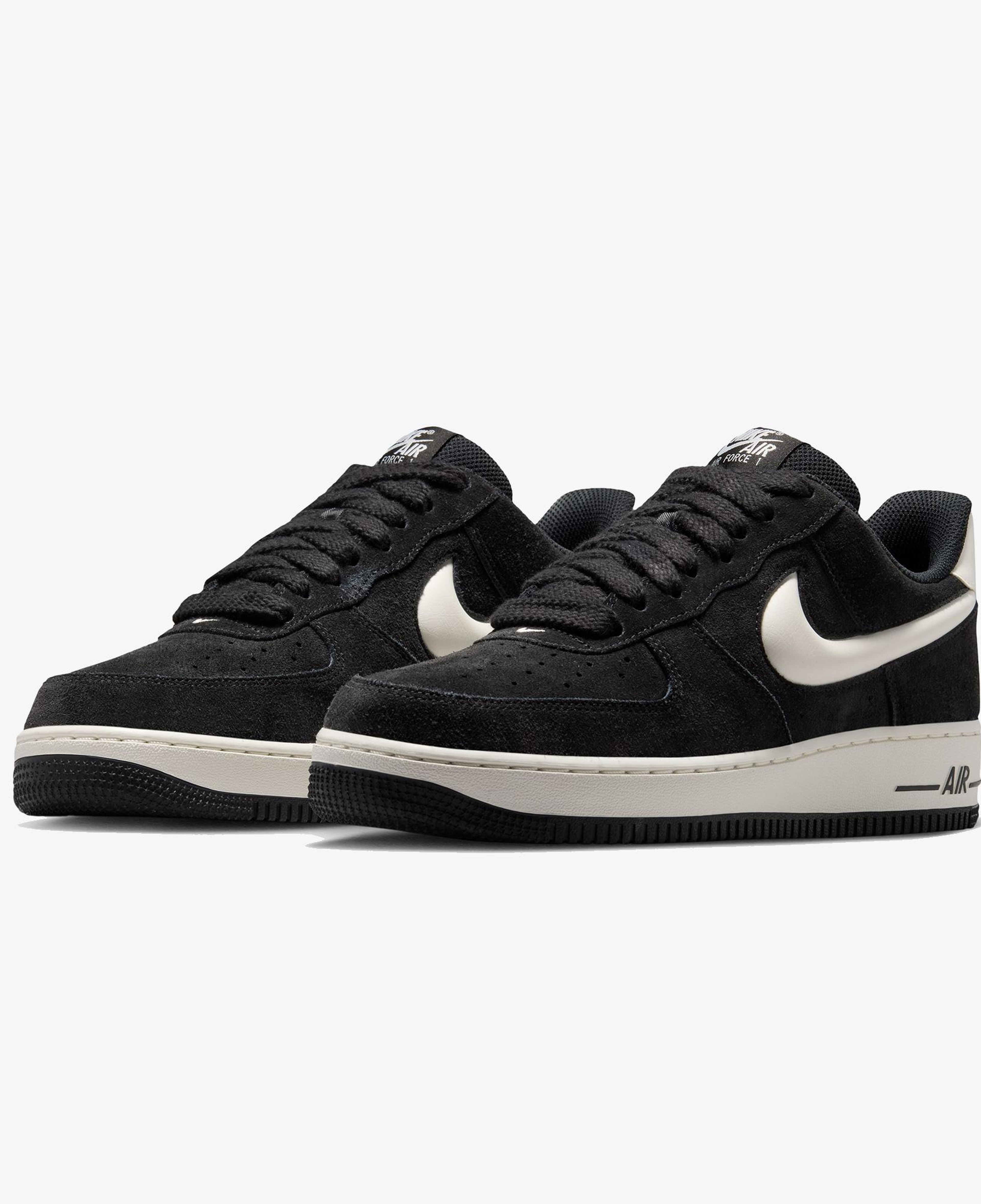Nike Air Force 1 '07 LV8 Erkek Siyah Spor Ayakkabı