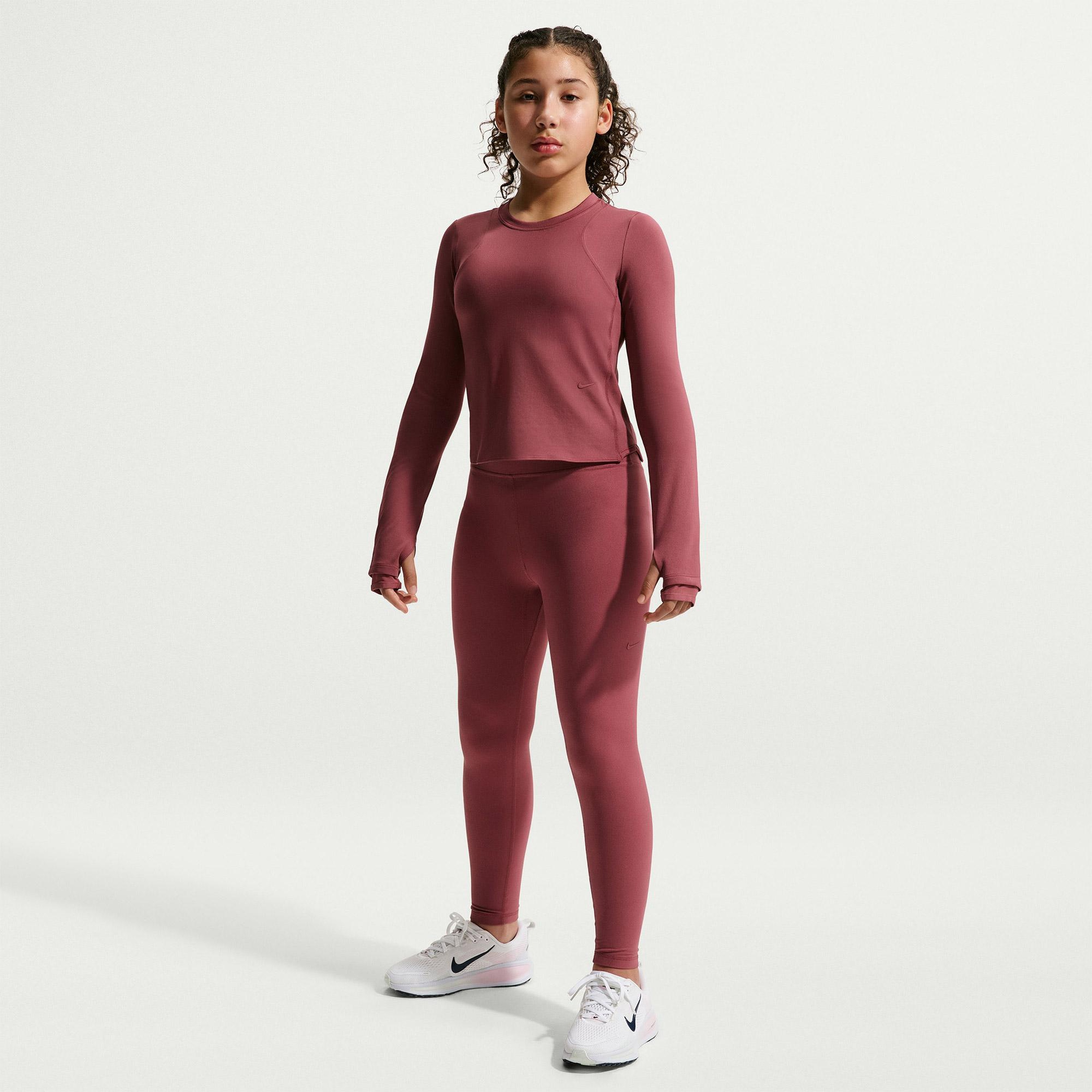 Nike Mavn Dri-Fit Heritage Genç Çocuk Pembe Tayt